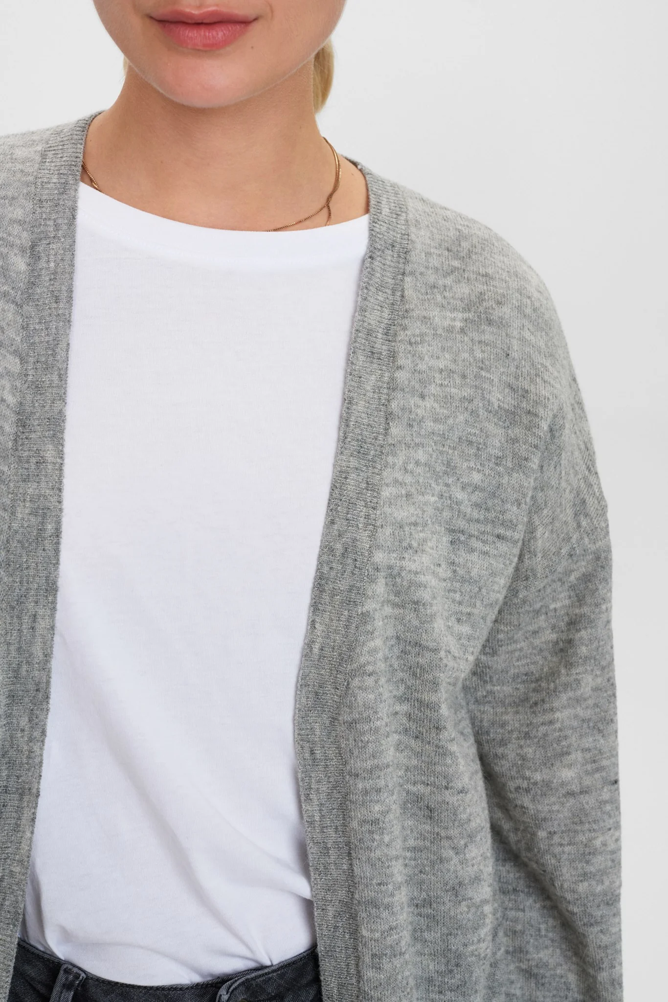 NUCARYS CARDIGAN - NOOS - Light grey mel - Image 4