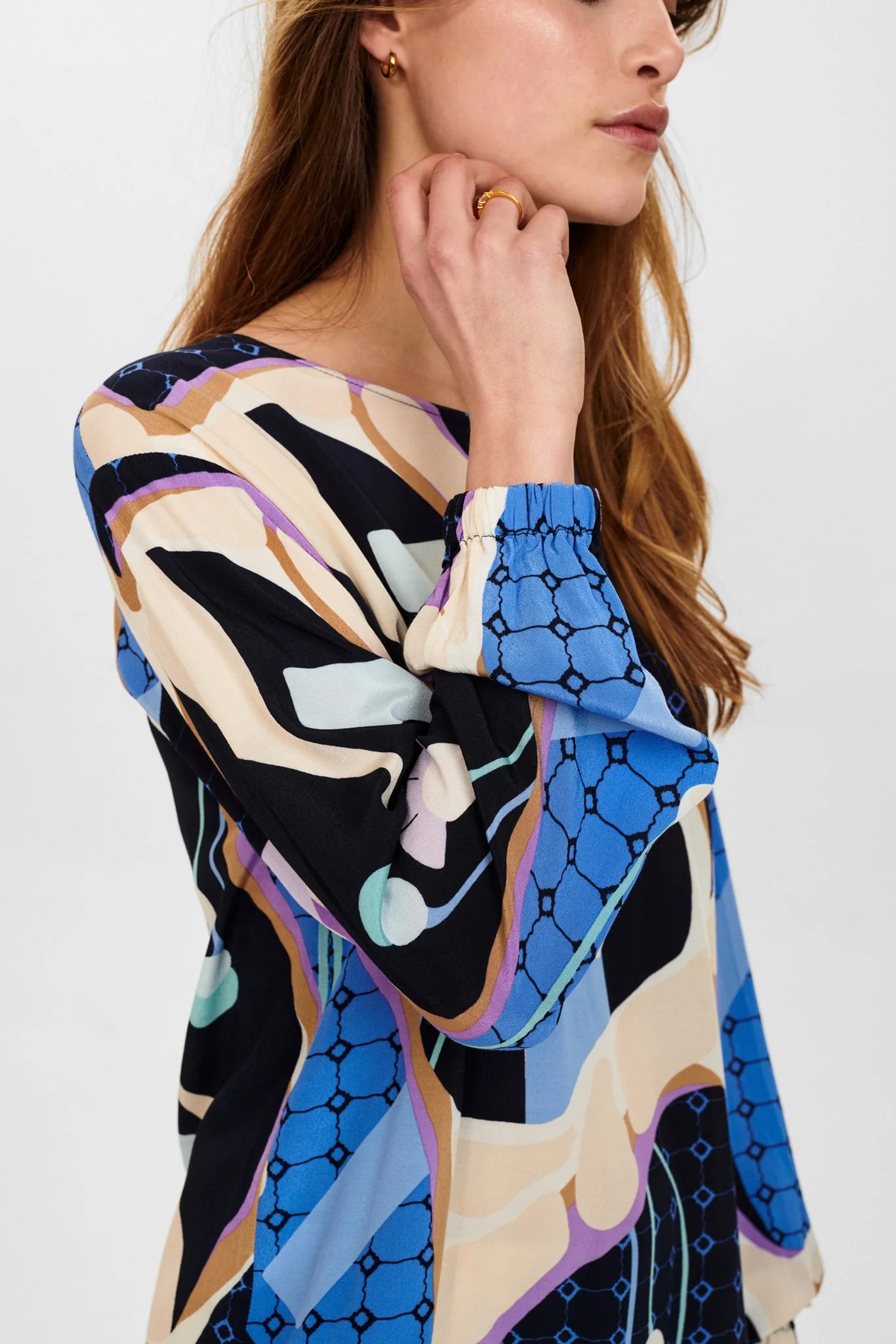 NUCASEY BLOUSE - Dark Sapphire - Image 4