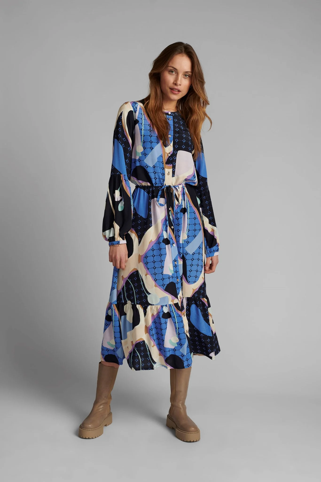 NUCASEY DRESS - Dark Sapphire - Image 3