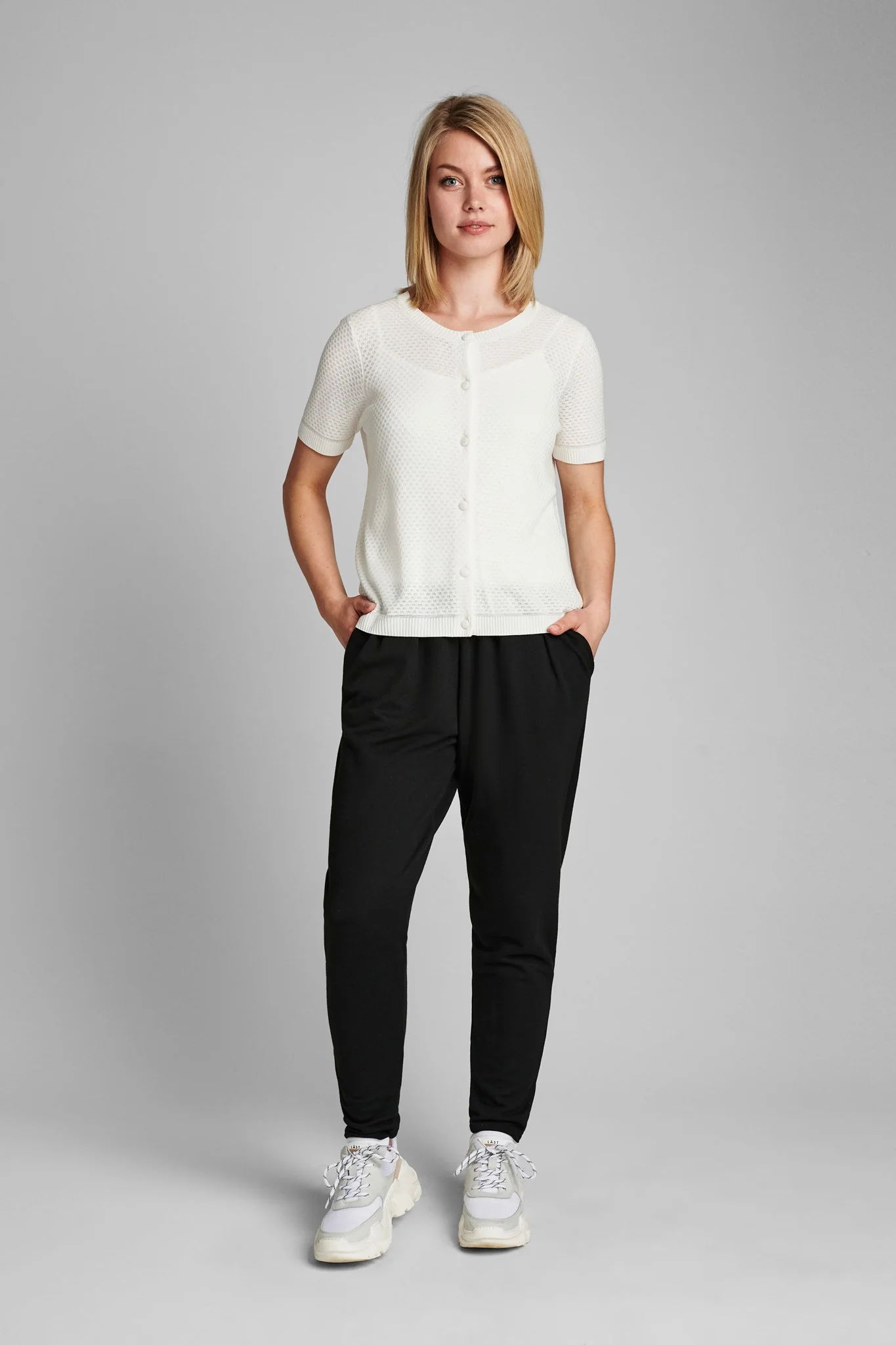 NUCASSIE CARDIGAN - NOOS - Cloud Dancer - Image 3