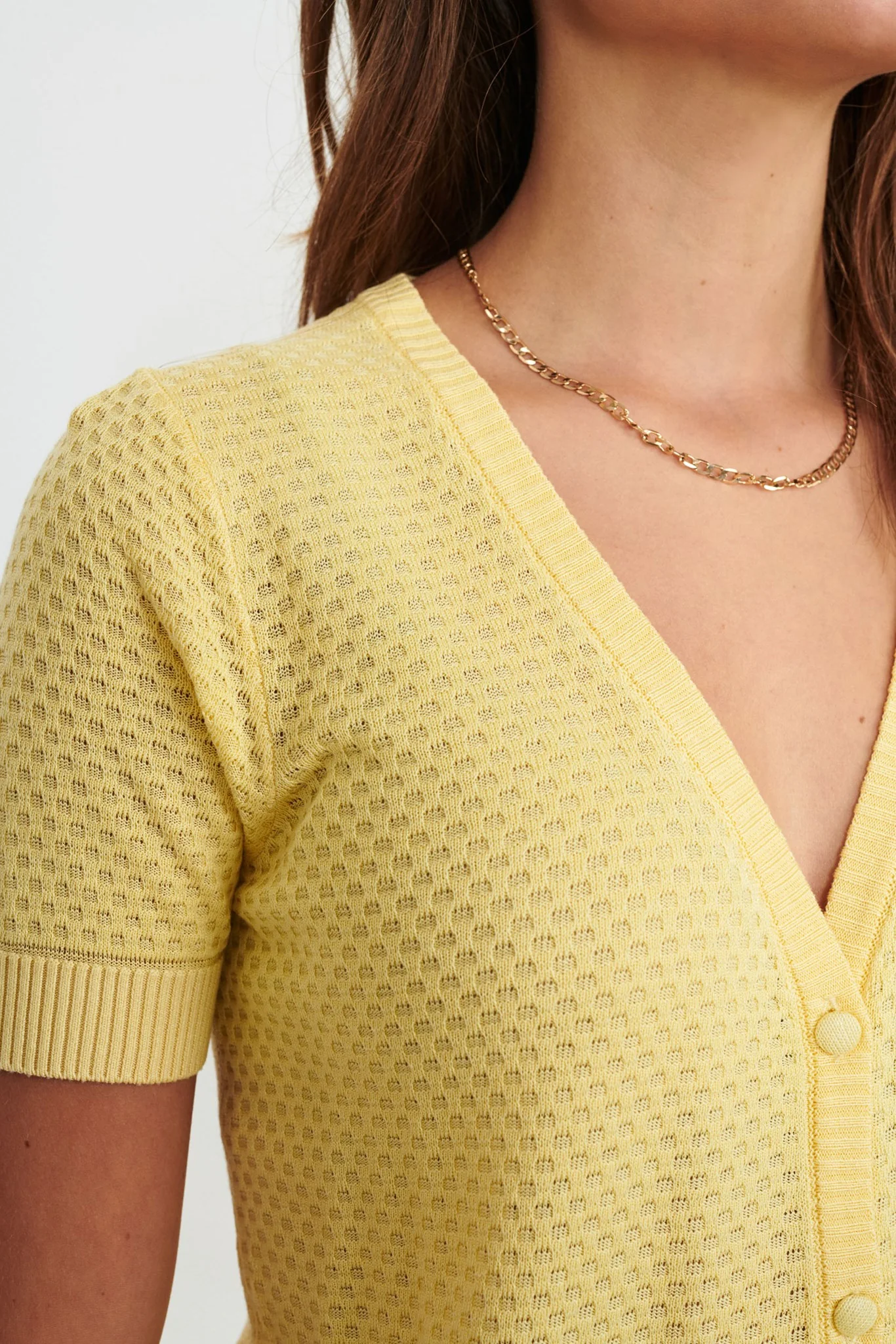 NUCASSIE V-NECK - NOOS - Popcorn - Image 5
