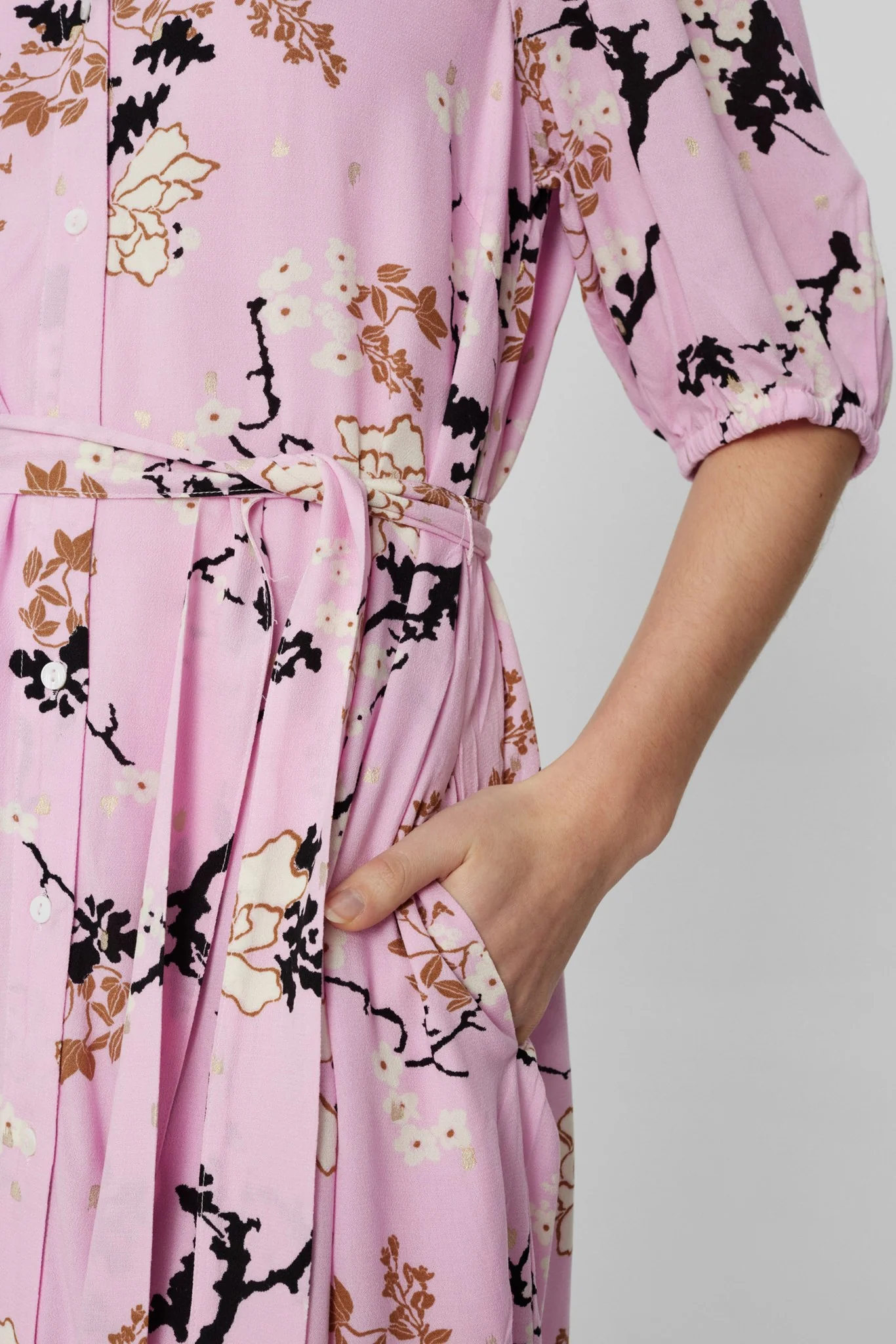 NUCATALIN SHIRTDRESS - Roseate Spoonbill - Image 5