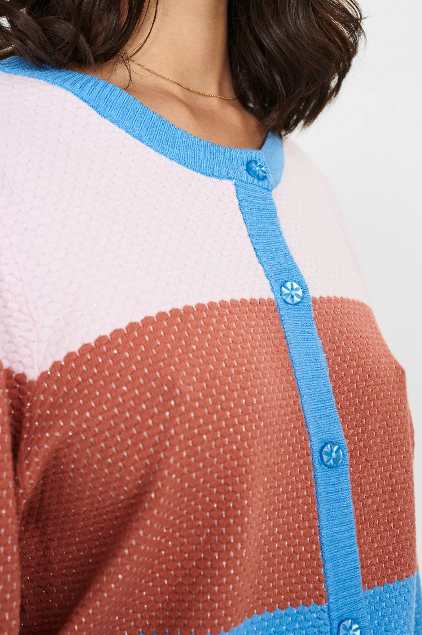 NUCATARINA CARDIGAN - Della Robbia Blue - Image 4