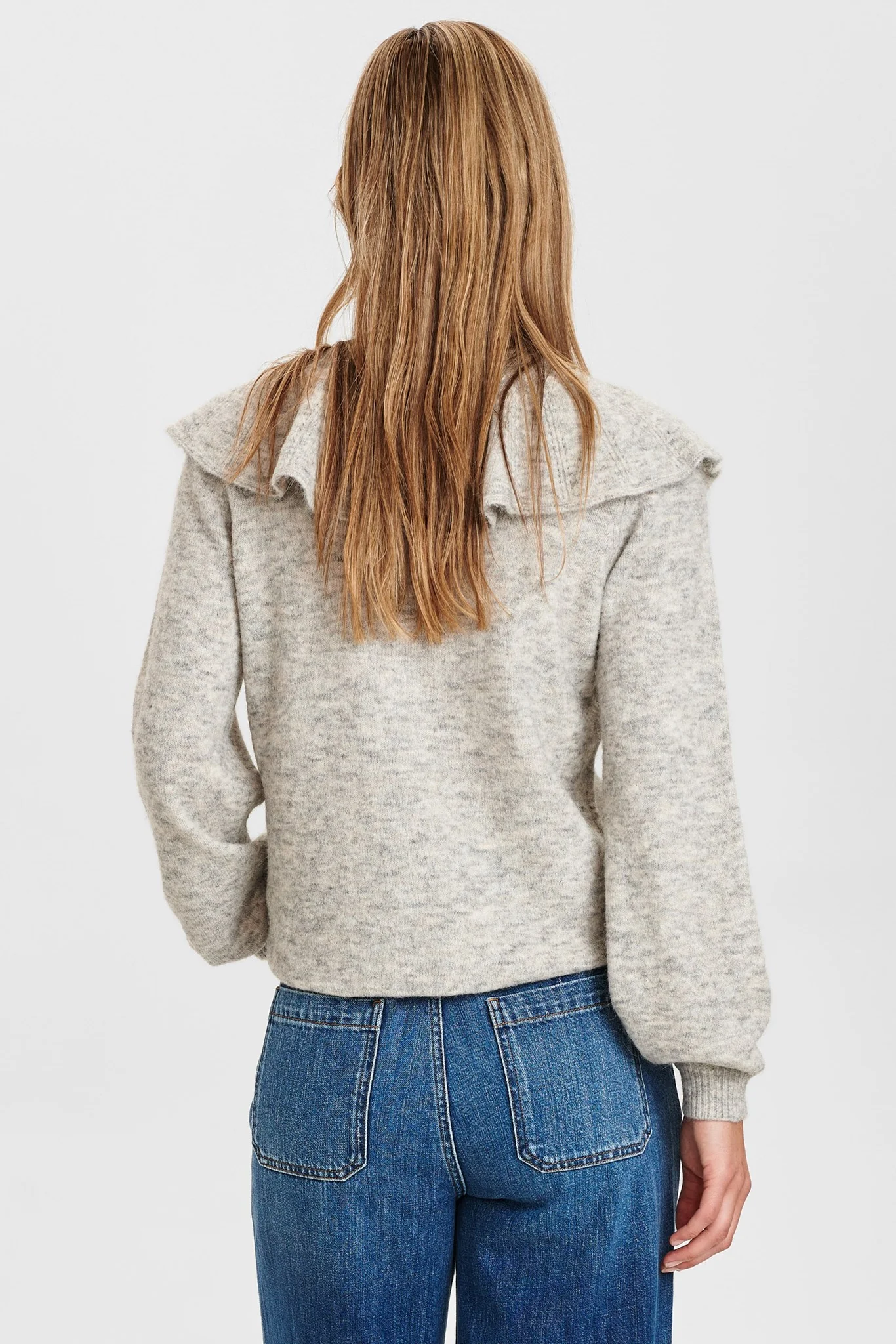 NUCATHAY CARDIGAN - Light grey mel - Image 2