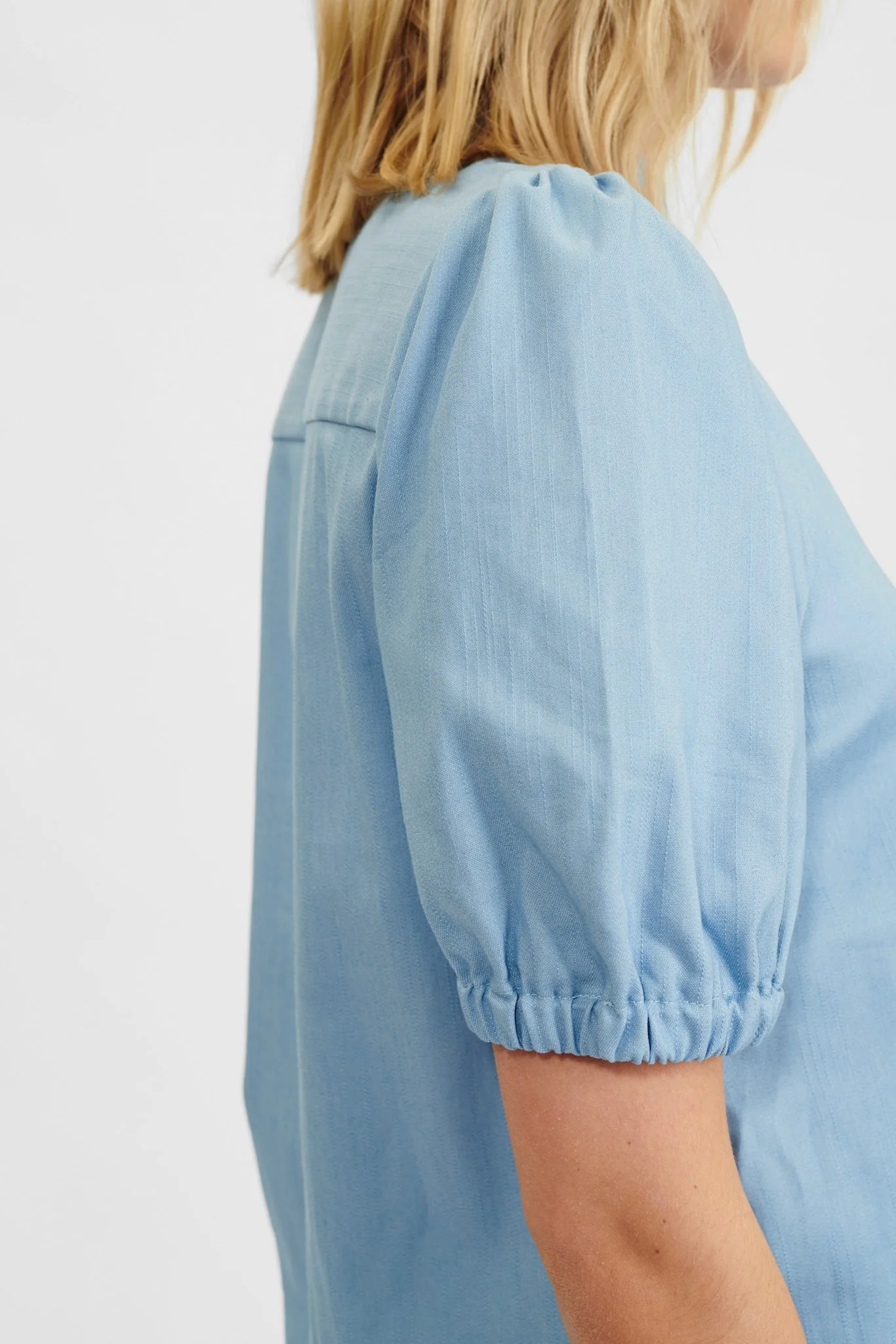 NUCATLYN SHIRT - Light Blue Denim - Image 5