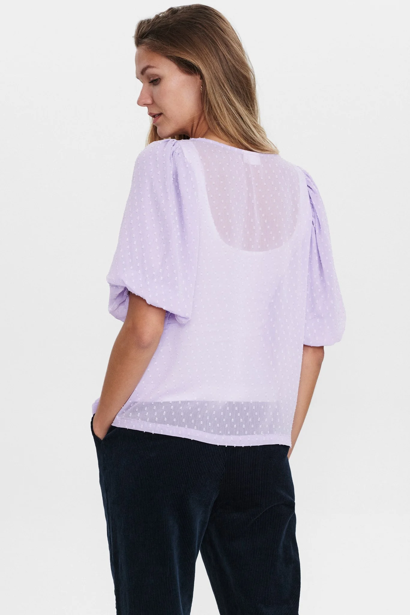 NUCATULSA BLOUSE  - Lilac Breeze - Image 2