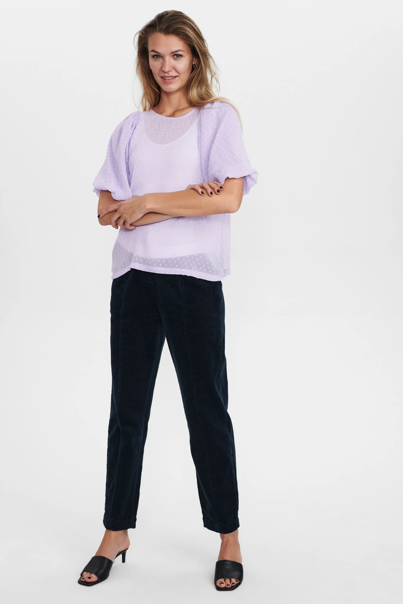 NUCATULSA BLOUSE  - Lilac Breeze - Image 3
