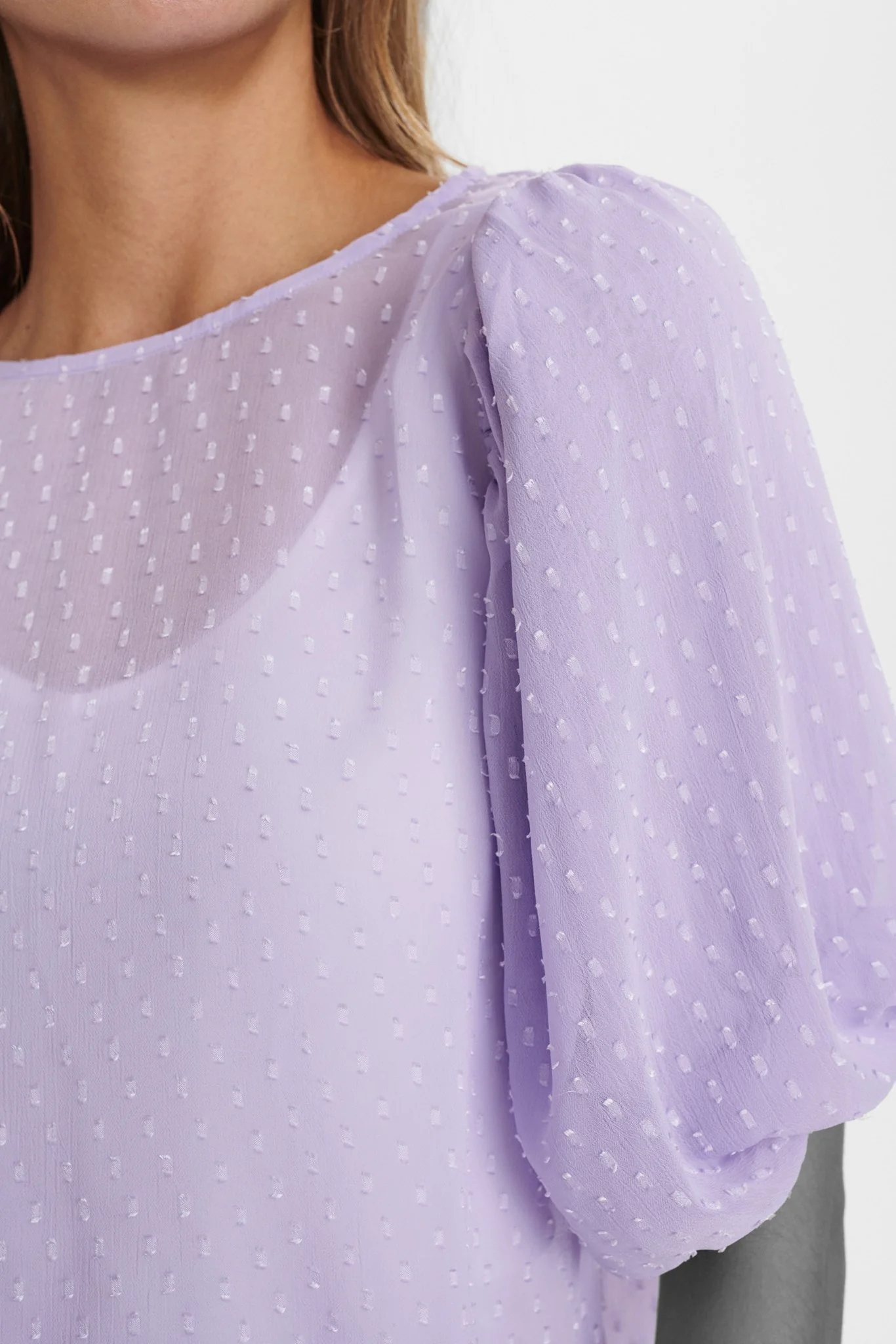 NUCATULSA BLOUSE  - Lilac Breeze - Image 4