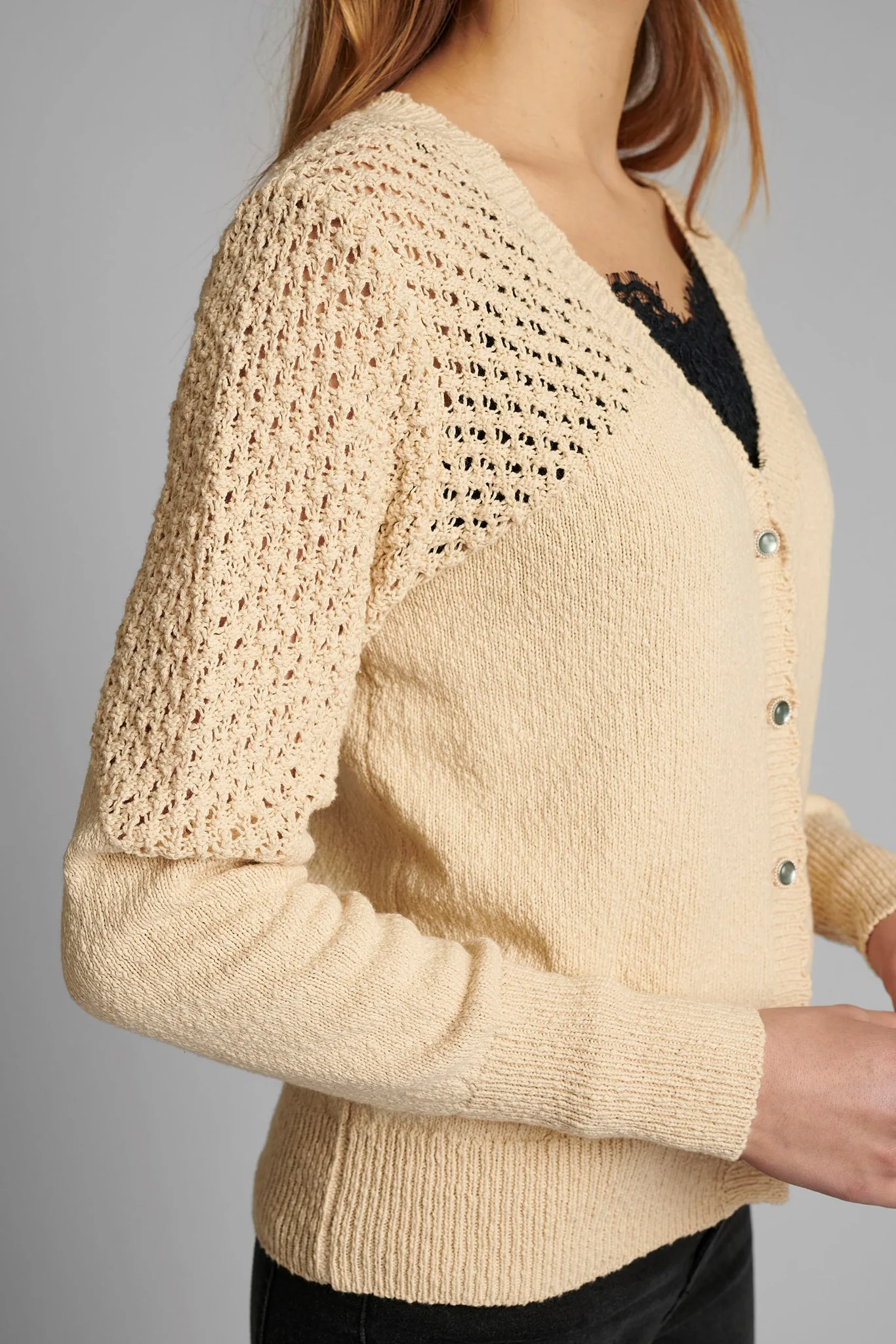 NUCELIA CARDIGAN - Brazillian Sand - Image 5