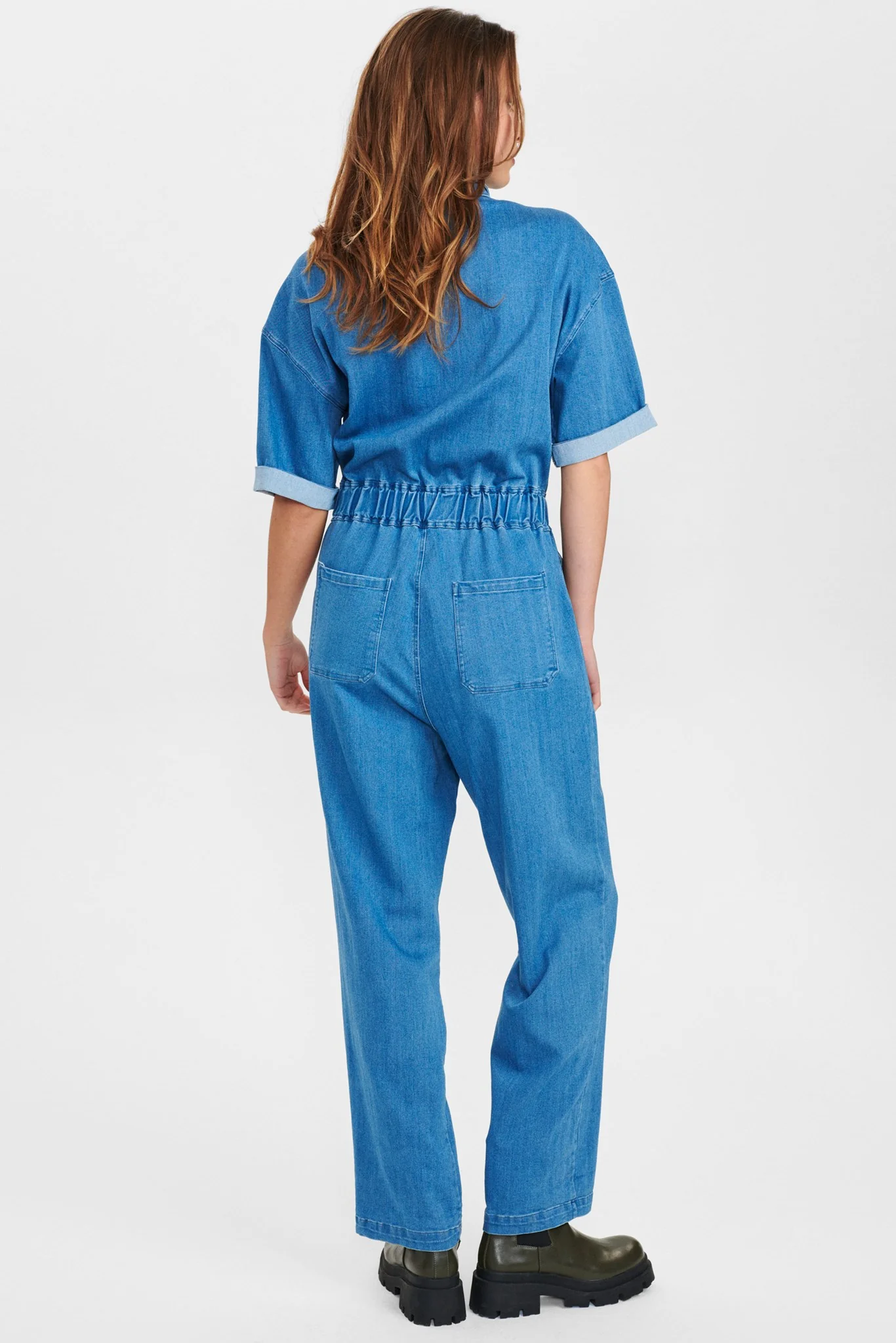 NUCELINA JUMPSUIT  - Medium Blue Denim - Image 2