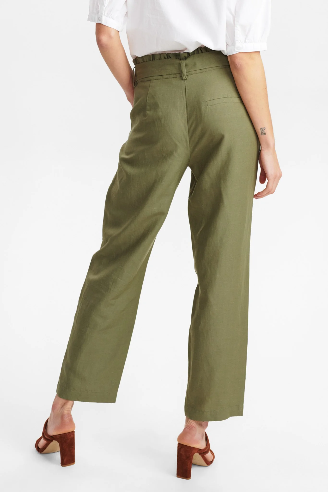 NUCHABELY PANTS - MARTINI OLIVE - Image 2