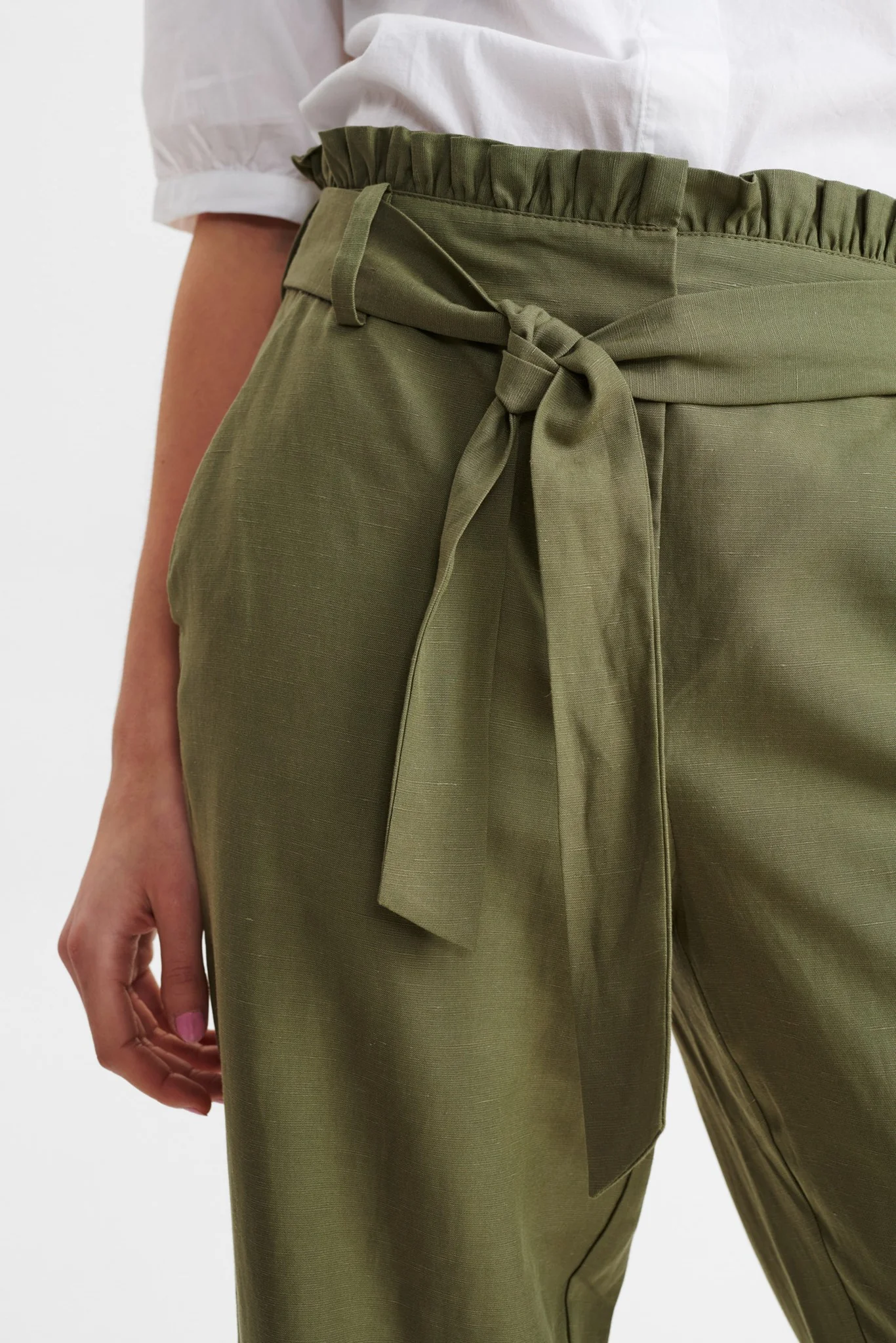 NUCHABELY PANTS - MARTINI OLIVE - Image 4