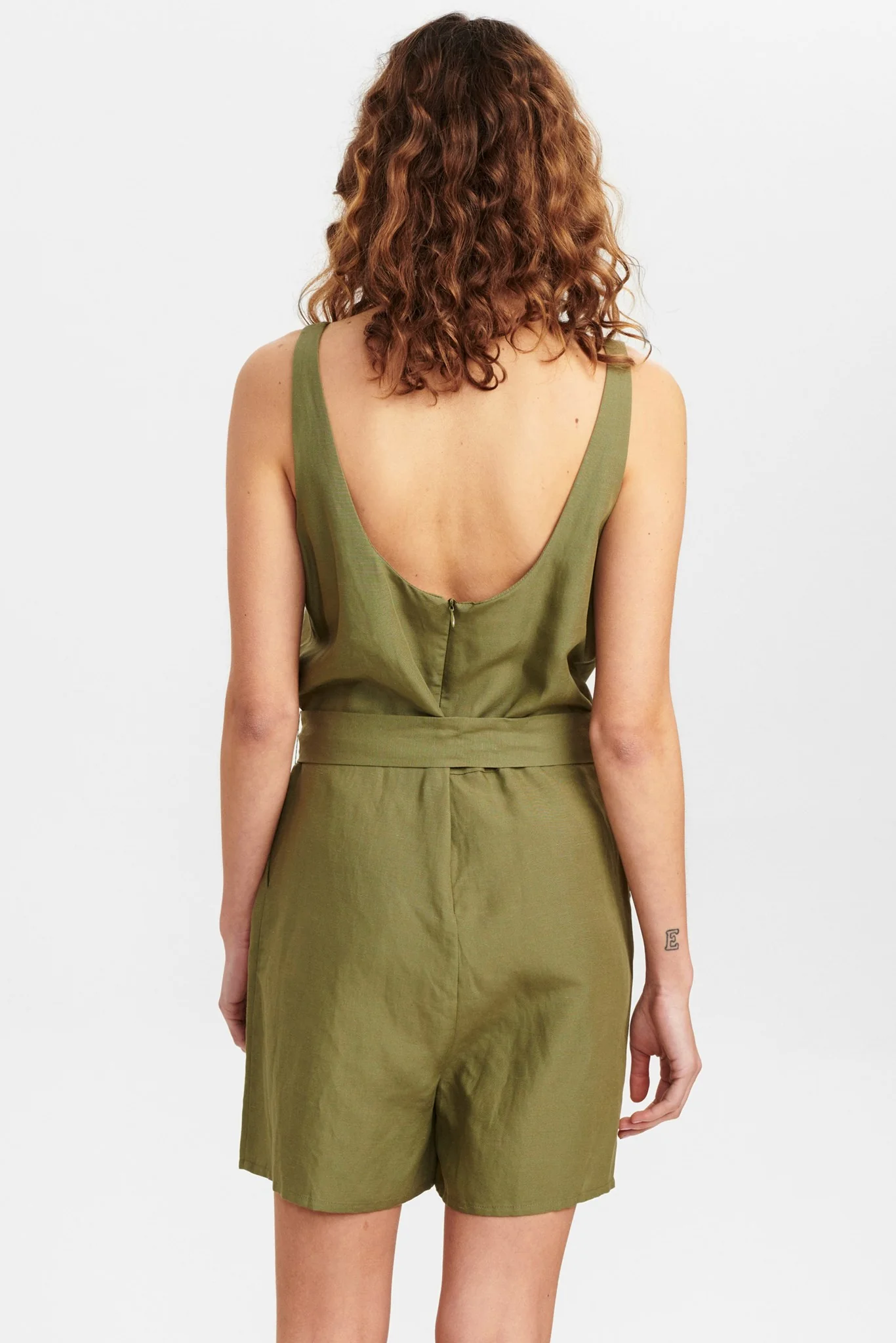 NUCHABELY PLAYSUIT - MARTINI OLIVE - Image 2