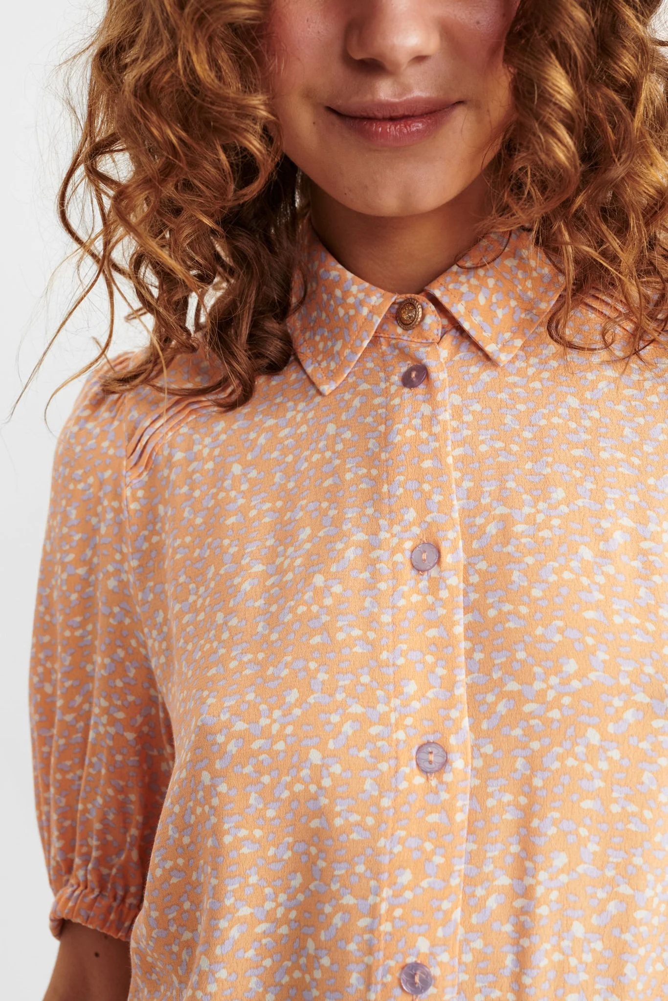 NUCHANAH DRESS - Peach Cobbler - Image 4