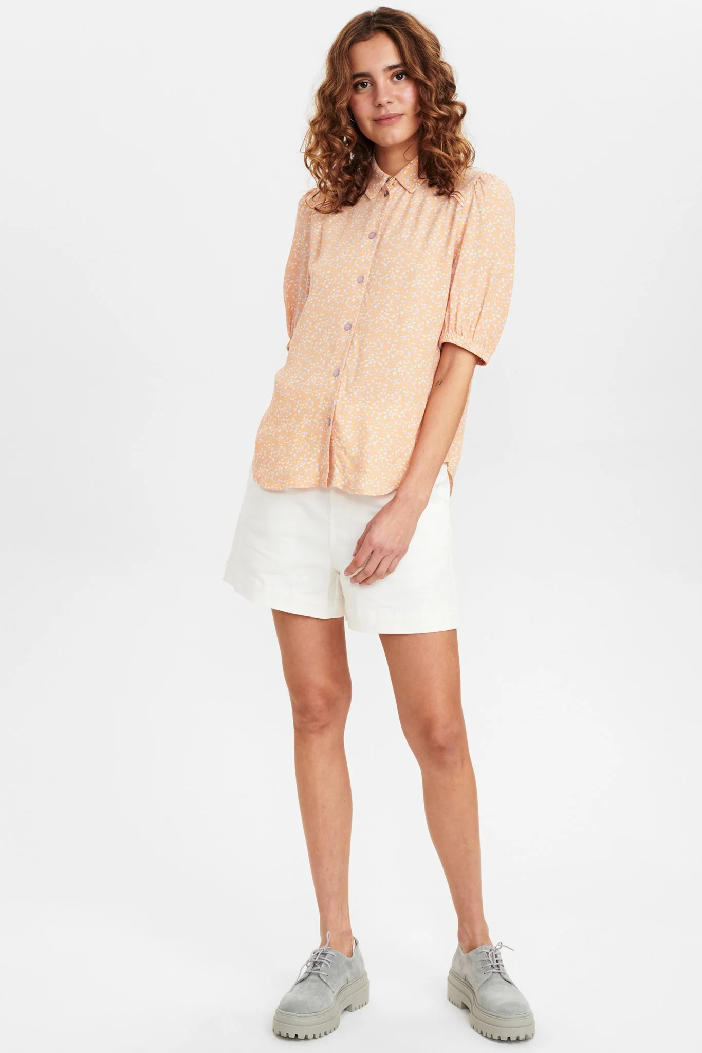 NUCHANAH SHIRT - Peach Cobbler - Image 3