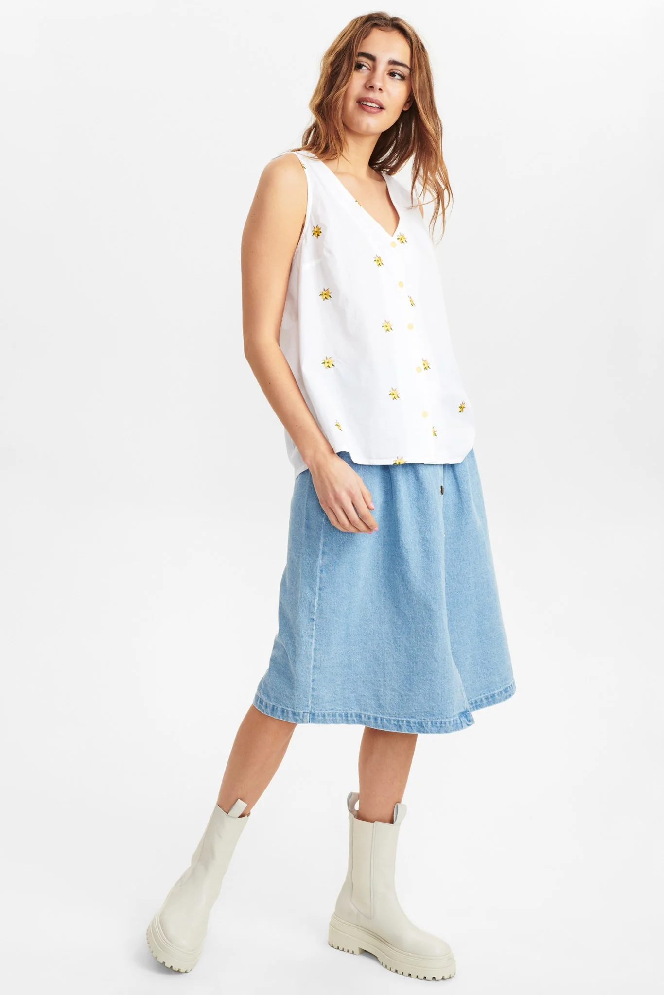 NUCHANCE TOP - Bright White - Image 3