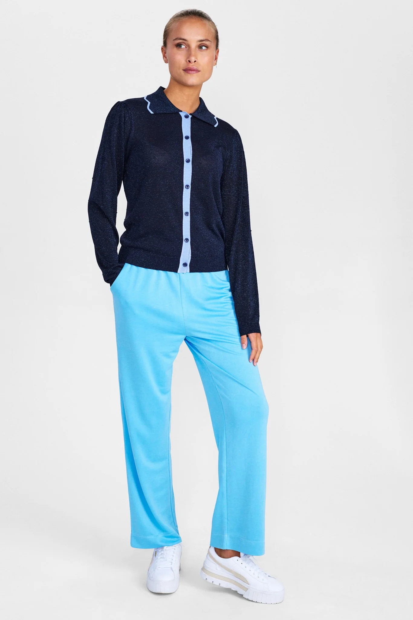 NUCHANDRA CARDIGAN - Dark Sapphire - Image 3