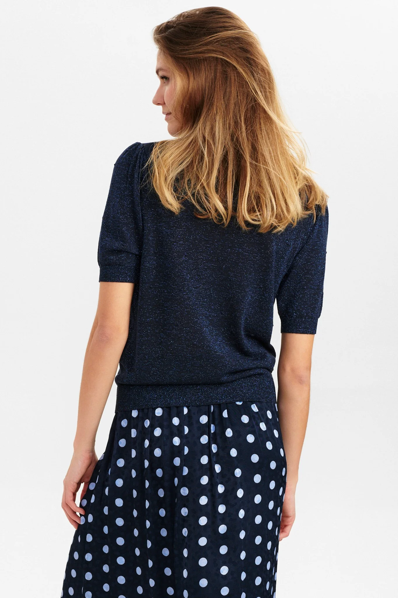 NUCHANDRA SS PULLOVER - Dark Sapphire - Image 2