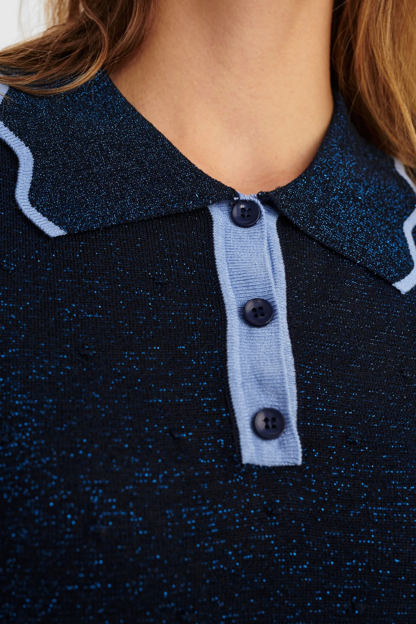 NUCHANDRA SS PULLOVER - Dark Sapphire - Image 4