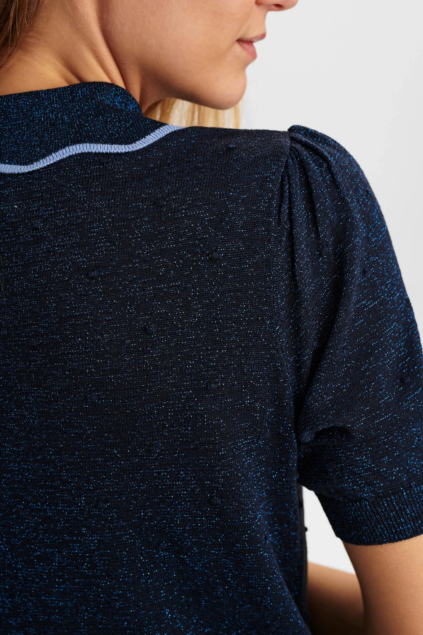 NUCHANDRA SS PULLOVER - Dark Sapphire - Image 5