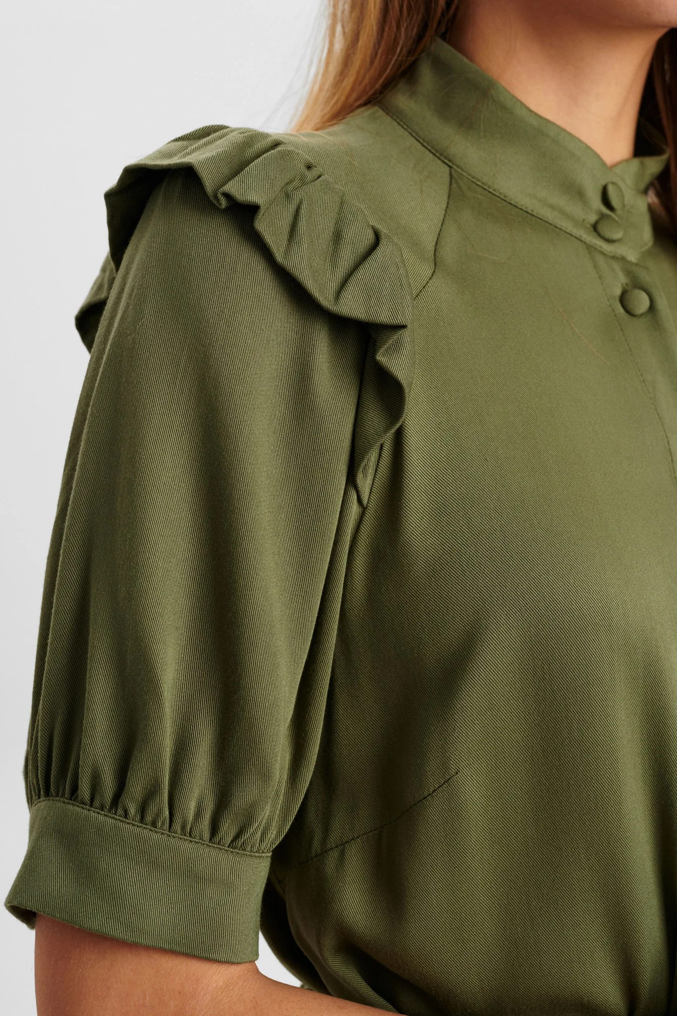 NUCHARDONNAY DRESS - Deep Lichen Green - Image 4