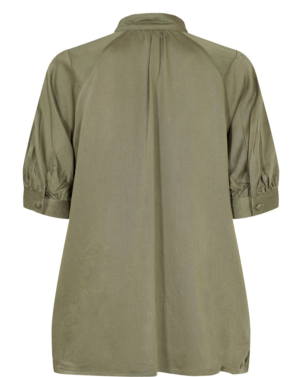 NUCHARDONNAY SHIRT WO RUFFLES - Deep Lichen Green - Image 2