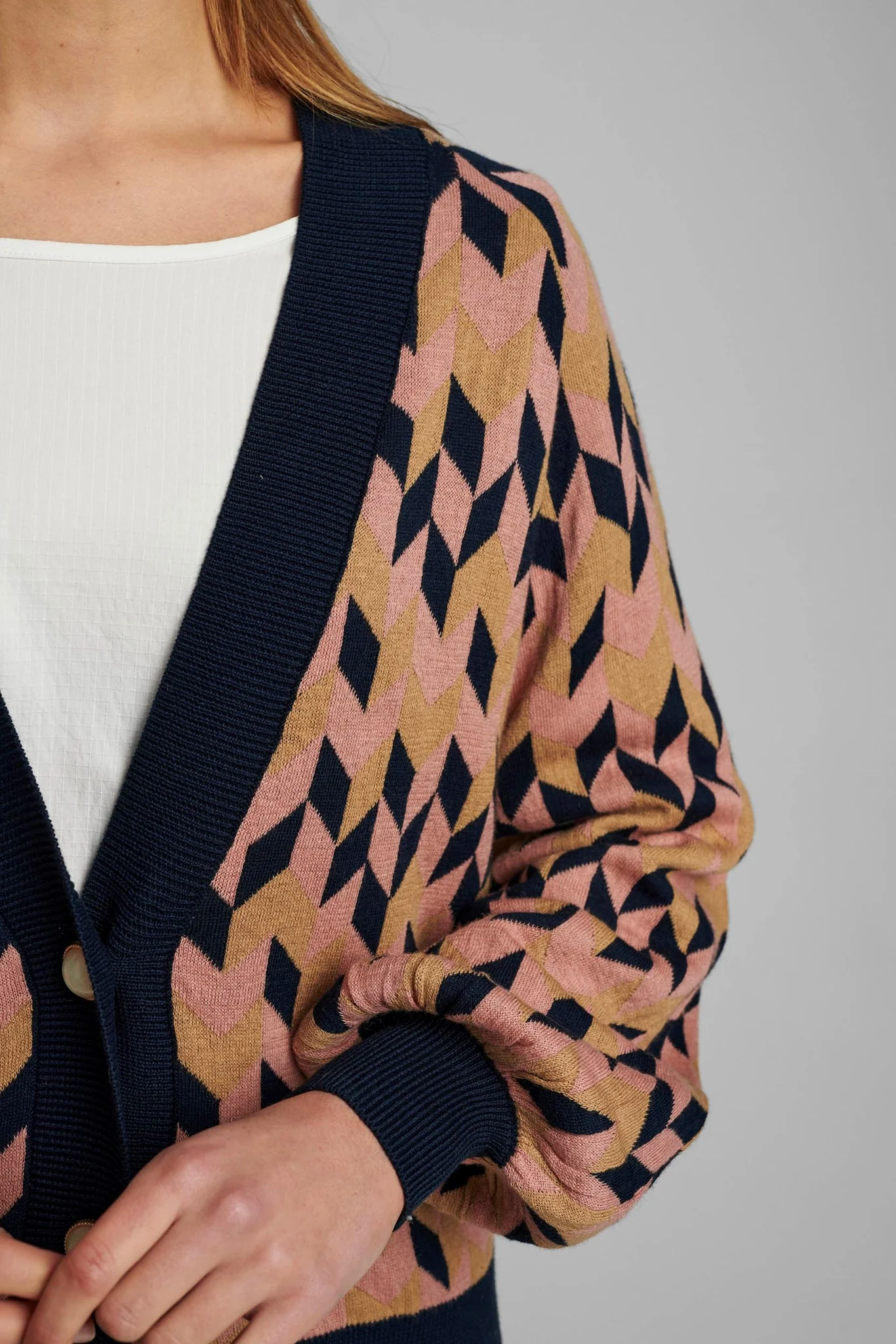 NUCHARIS CARDIGAN  - Ash Rose - Image 5