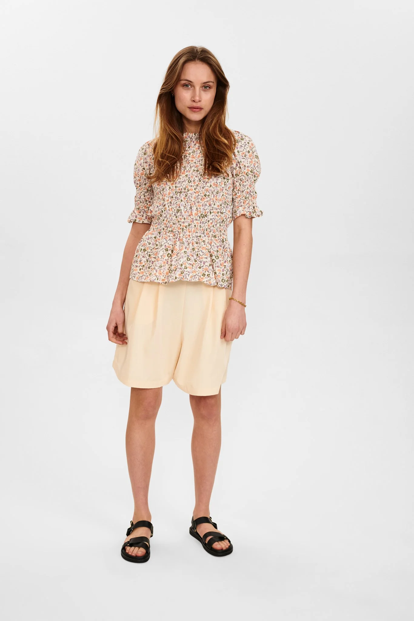 NUCHARLOTTA BLOUSE - Brazillian Sand - Image 3