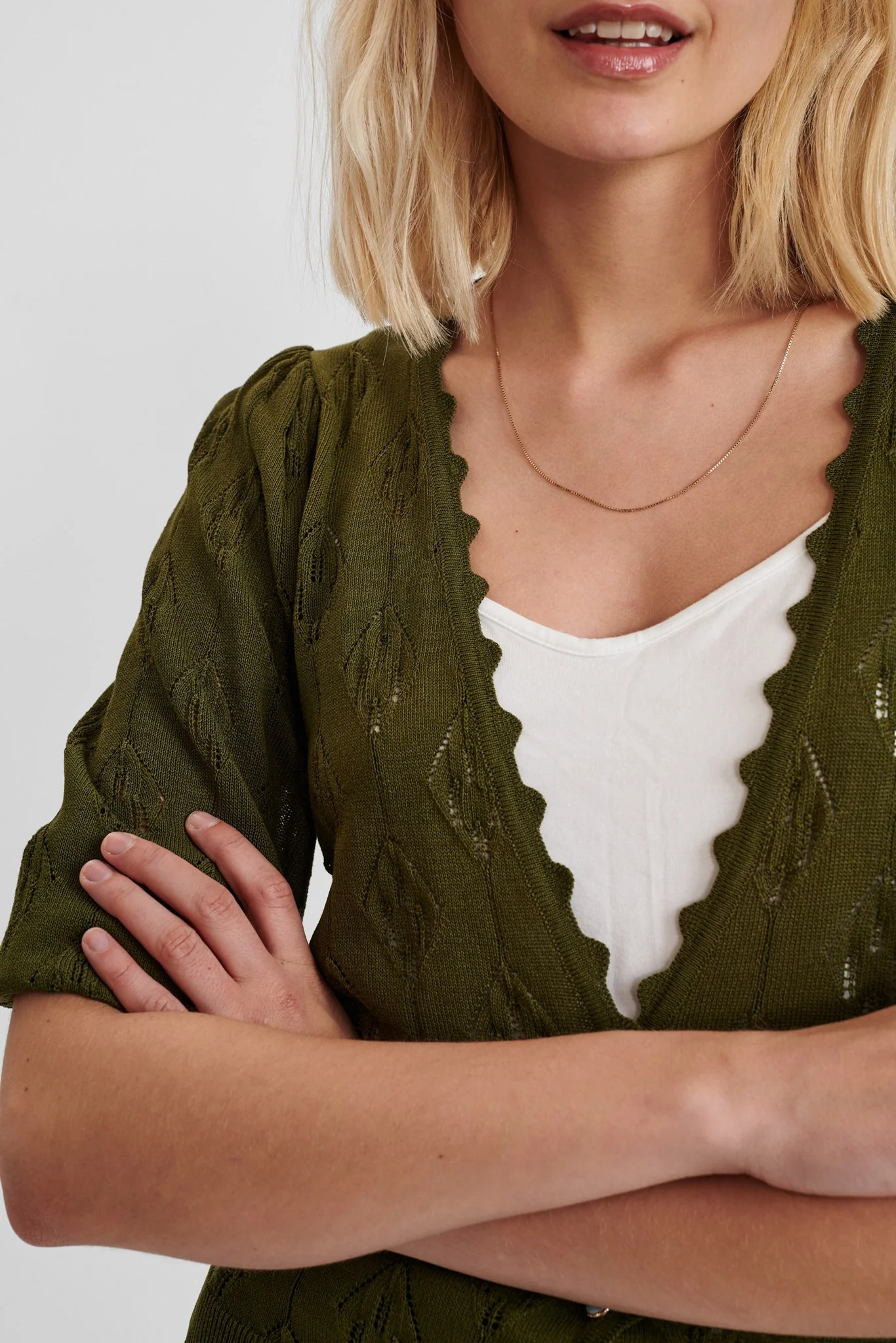 NUCHARO CARDIGAN - Grape leaf - Image 4
