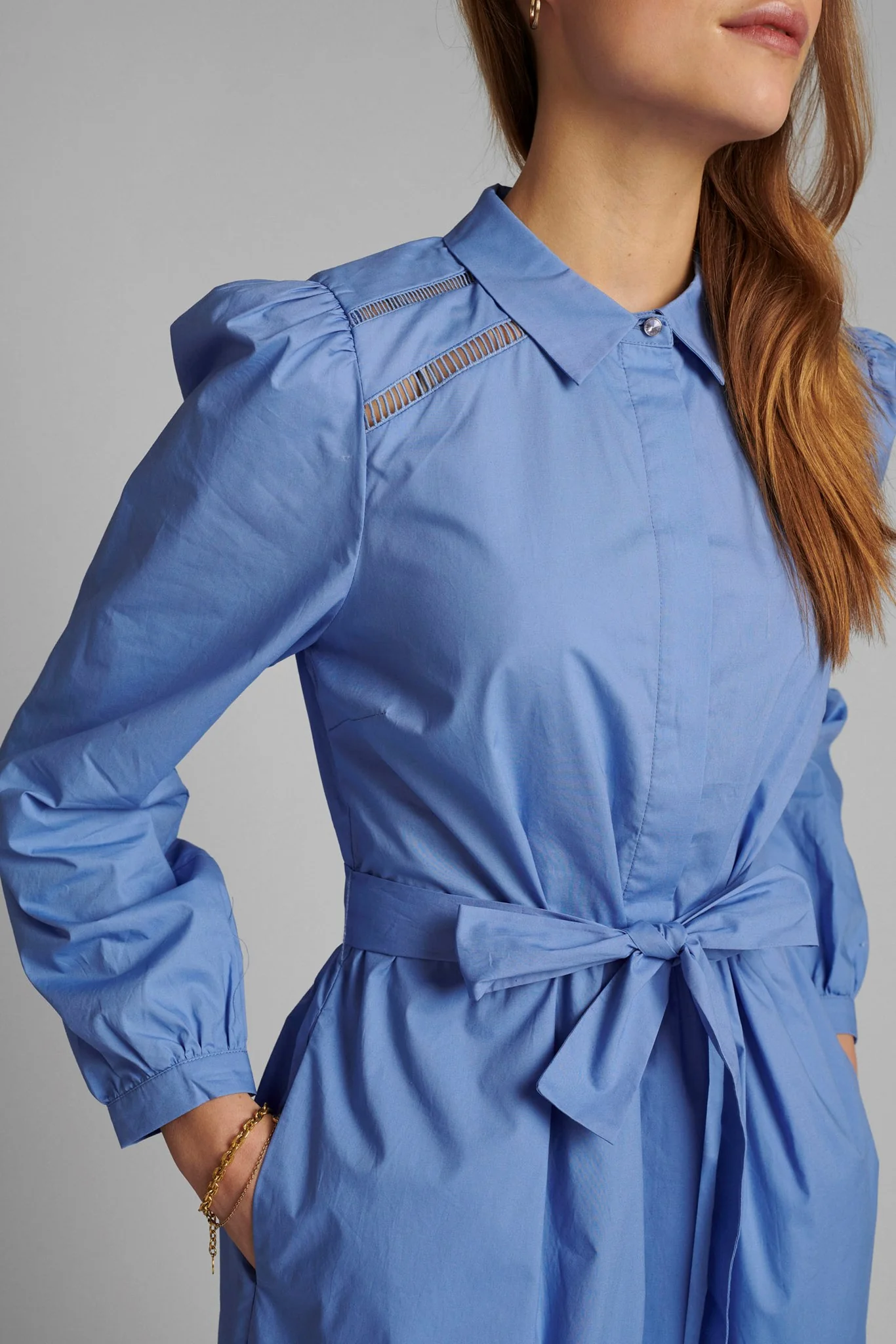 NUCHERIE DRESS - Wedgewood - Image 4