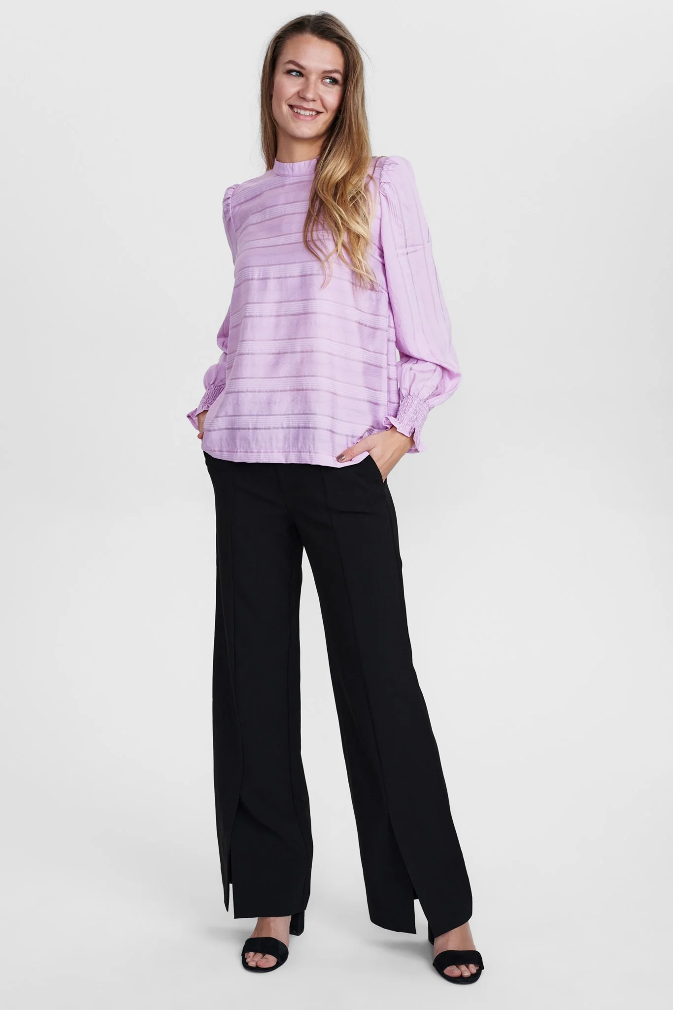 NUCHESNEY BLOUSE - Orchid Bouquet - Image 3
