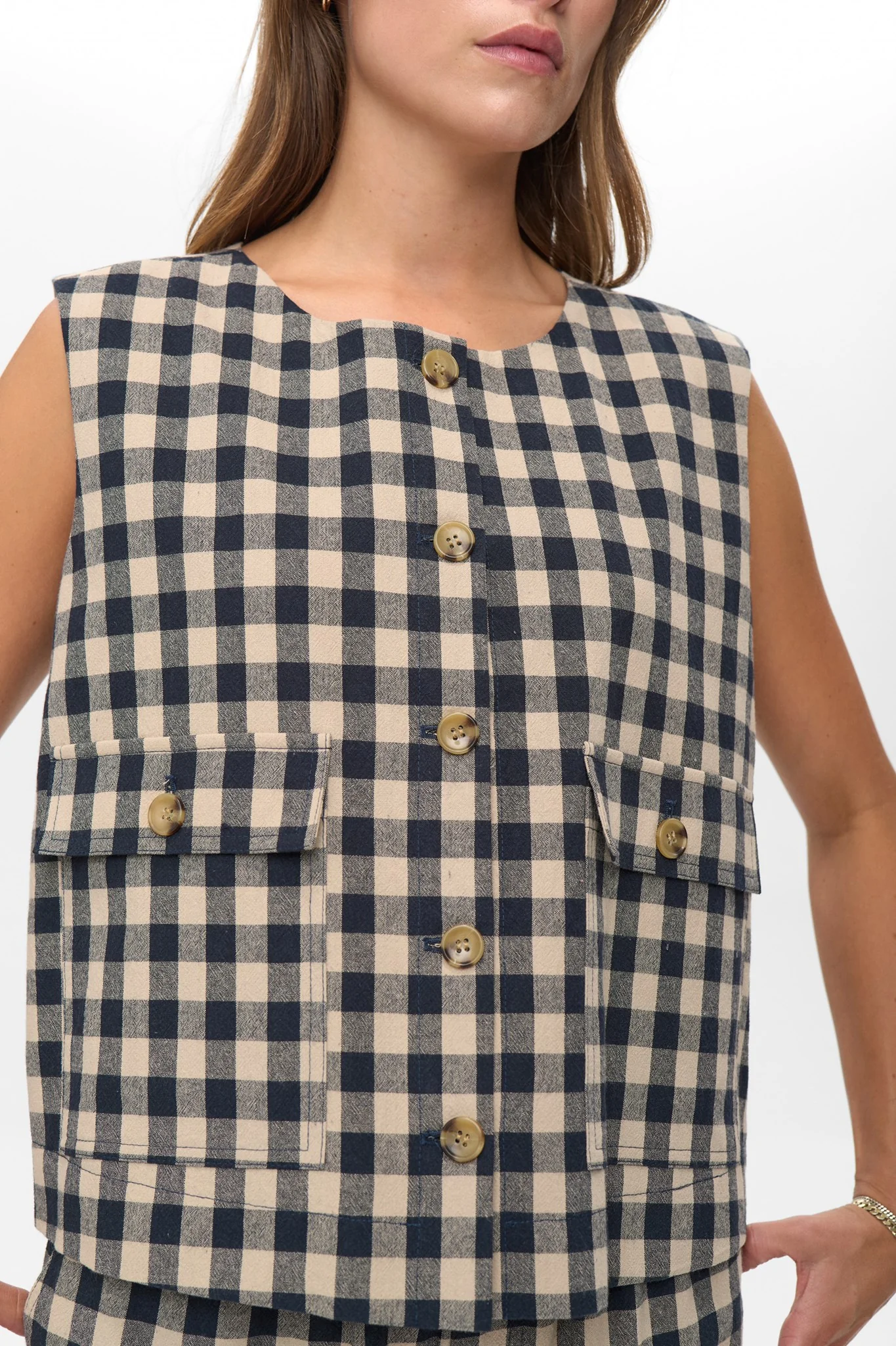 NUCHIKKA WAISTCOAT - Dark Sapphire - Image 4