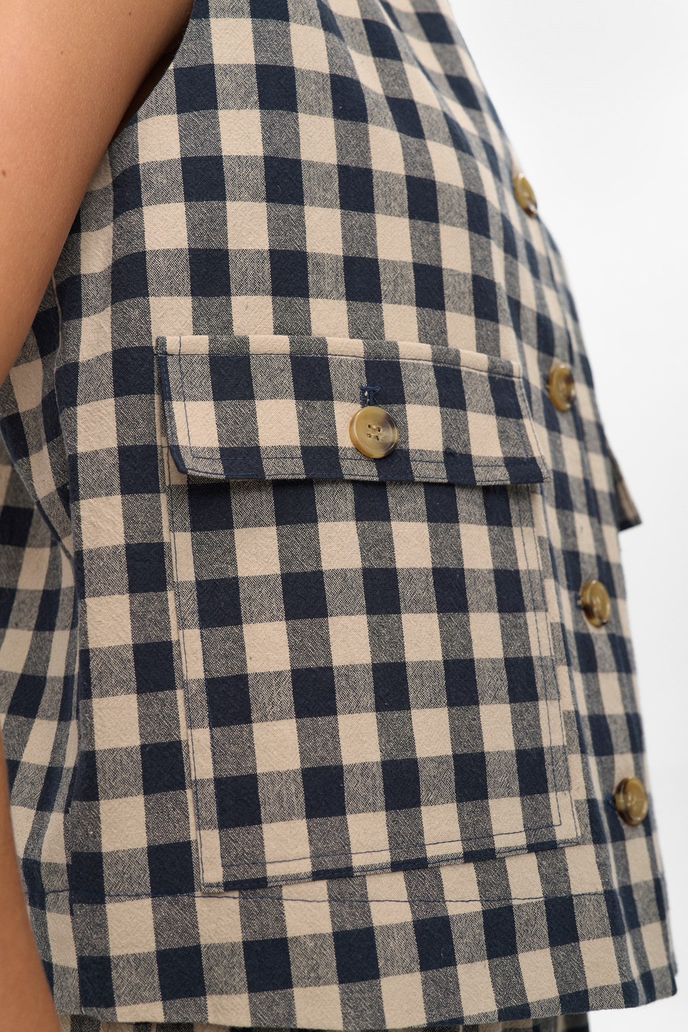 NUCHIKKA WAISTCOAT - Dark Sapphire - Image 5
