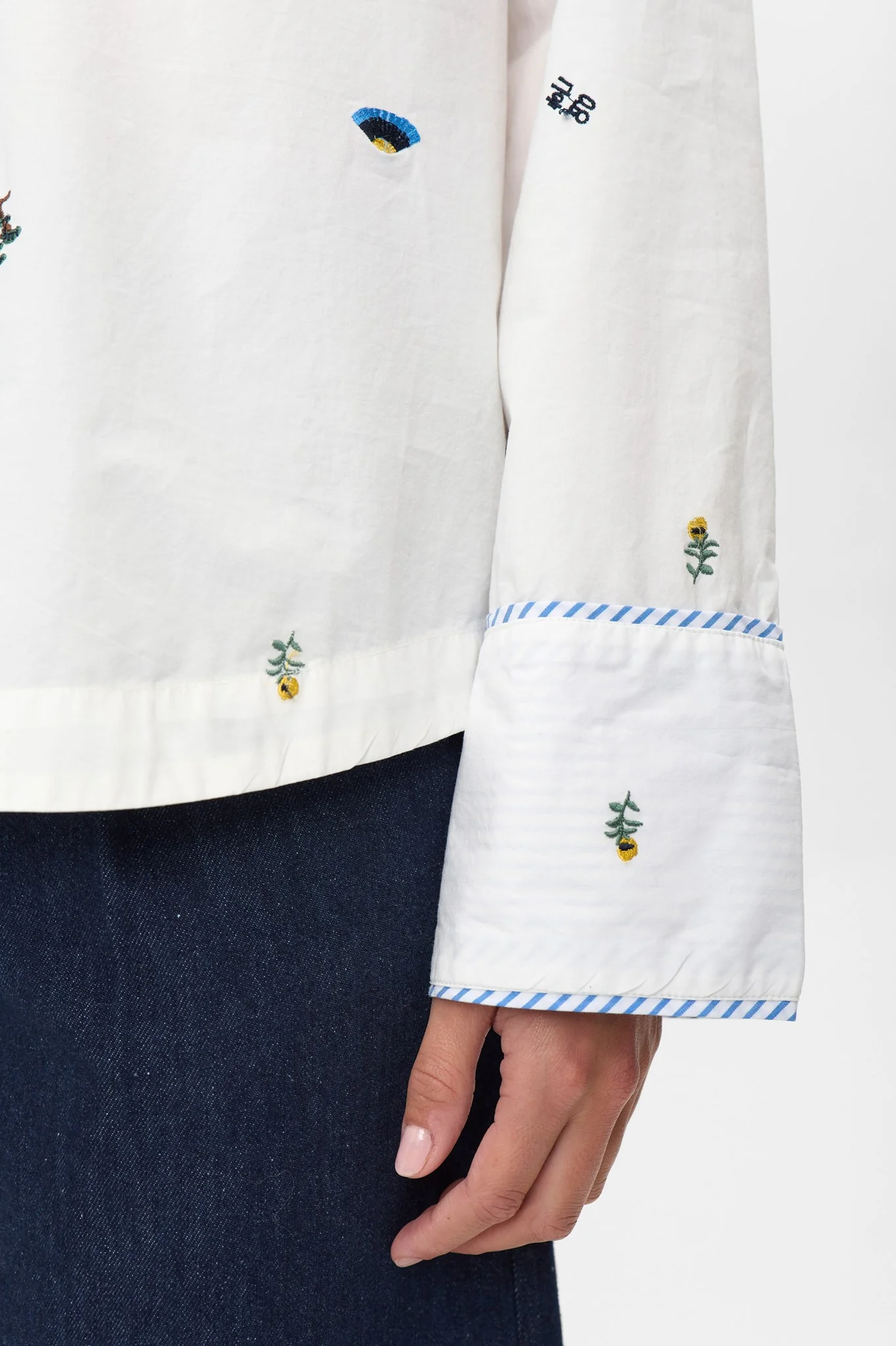 NUCHIRO BOXY SHIRT - Cloud Dancer - Image 4