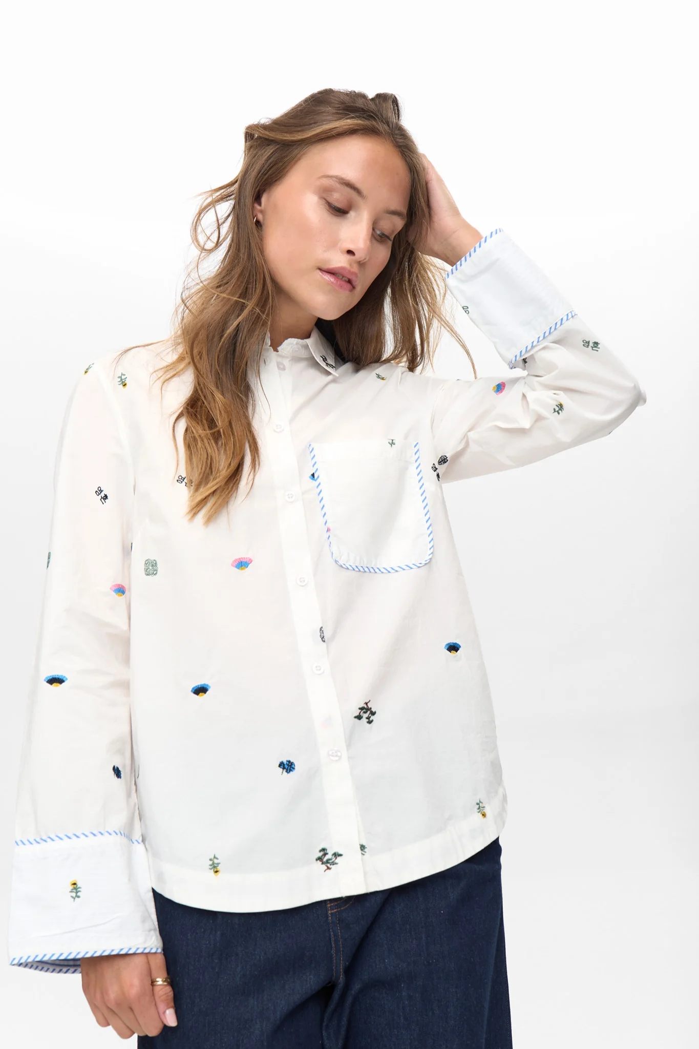 NUCHIRO BOXY SHIRT - Cloud Dancer - Image 6