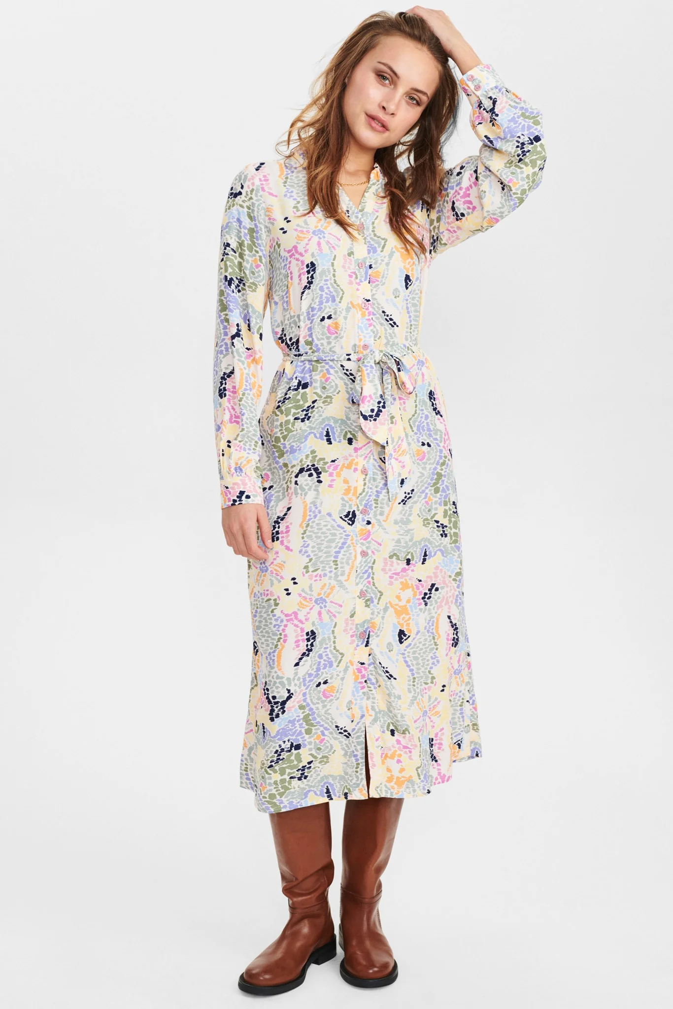 NUCHONEL DRESS - Pearl - Image 3