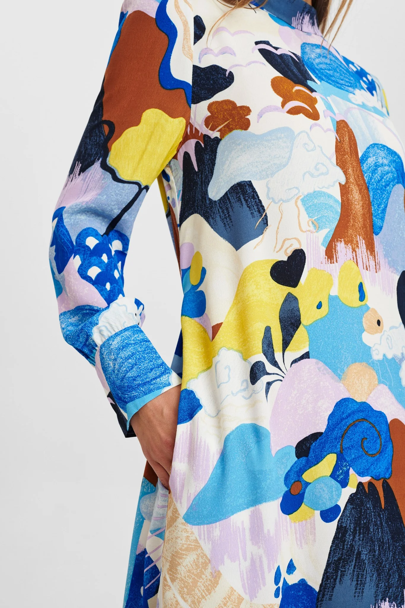 NUCICELY LONG DRESS - Princess Blue - Image 4