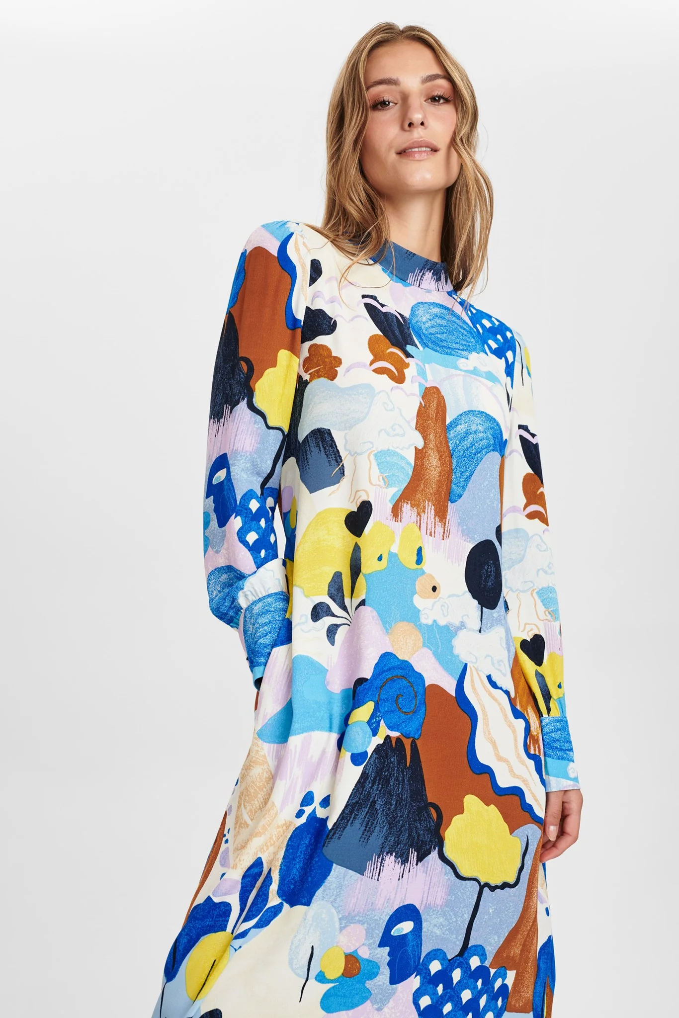 NUCICELY LONG DRESS - Princess Blue - Image 5