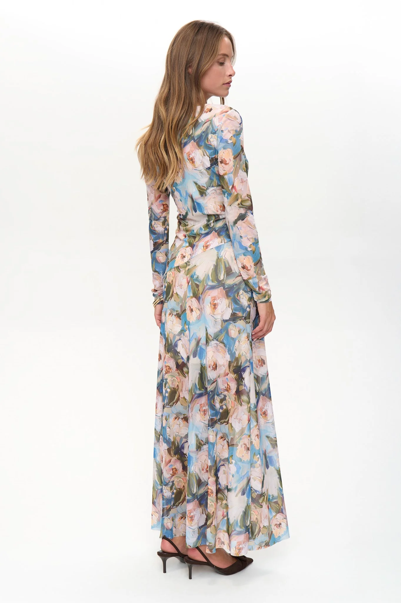 NUCIRRI MESH DRESS - Chateau Gray - Image 2