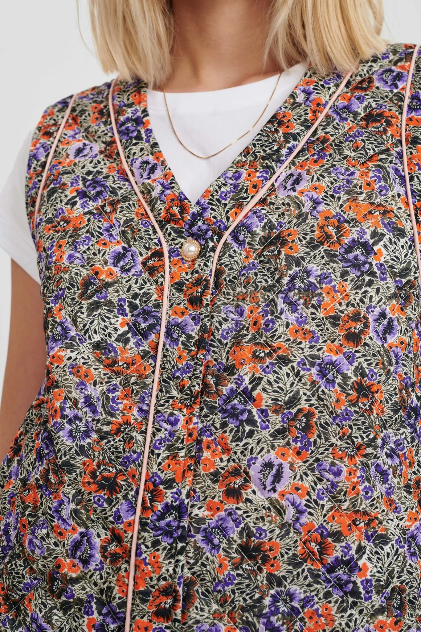 NUCITRINE WAISTCOAT - Flame - Image 4