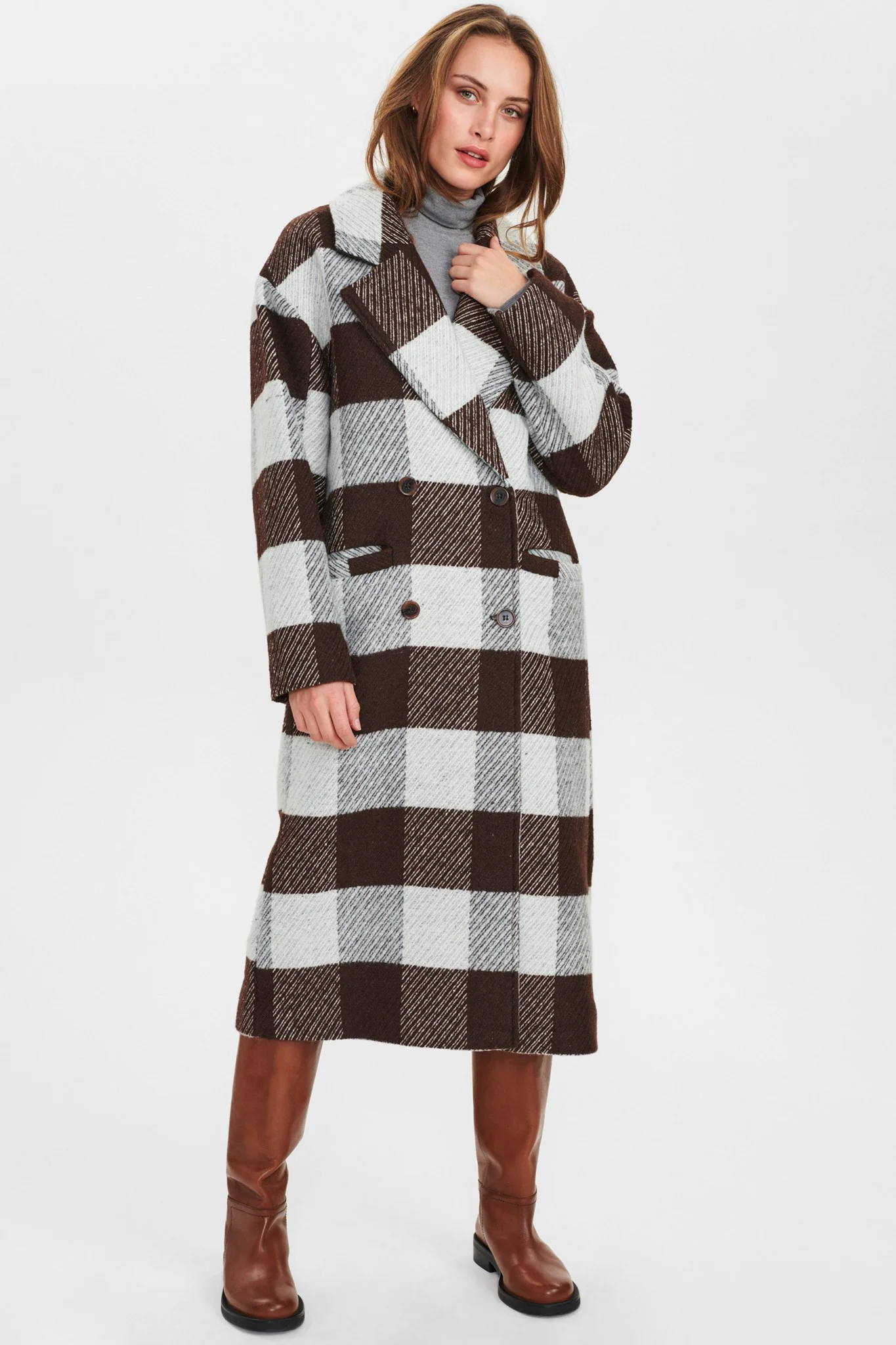 NUCLARA COAT - Chocolate Chip Melange - Image 3