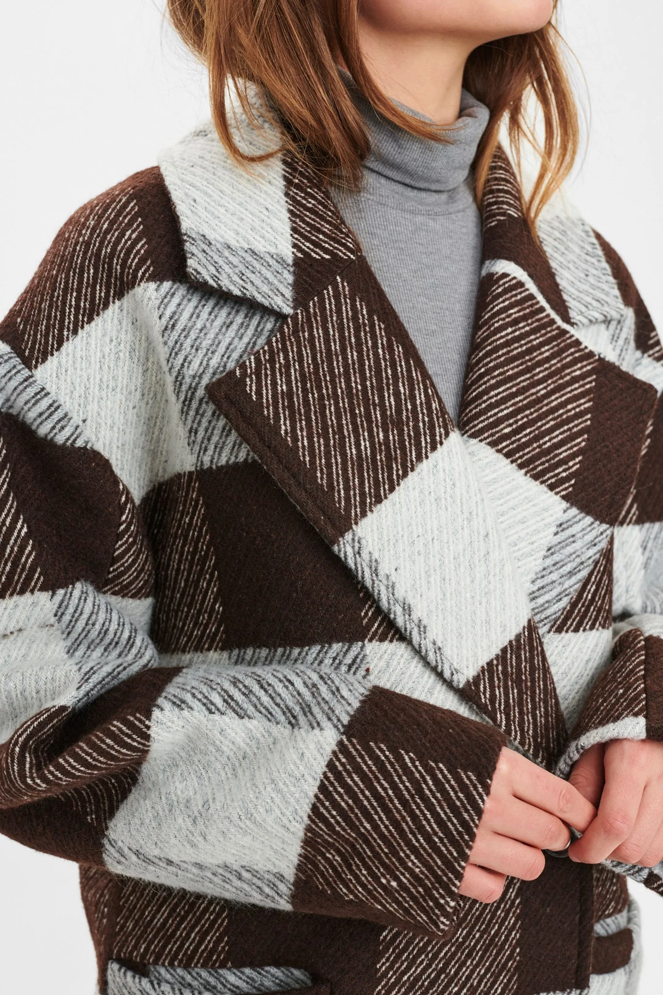 NUCLARA COAT - Chocolate Chip Melange - Image 4