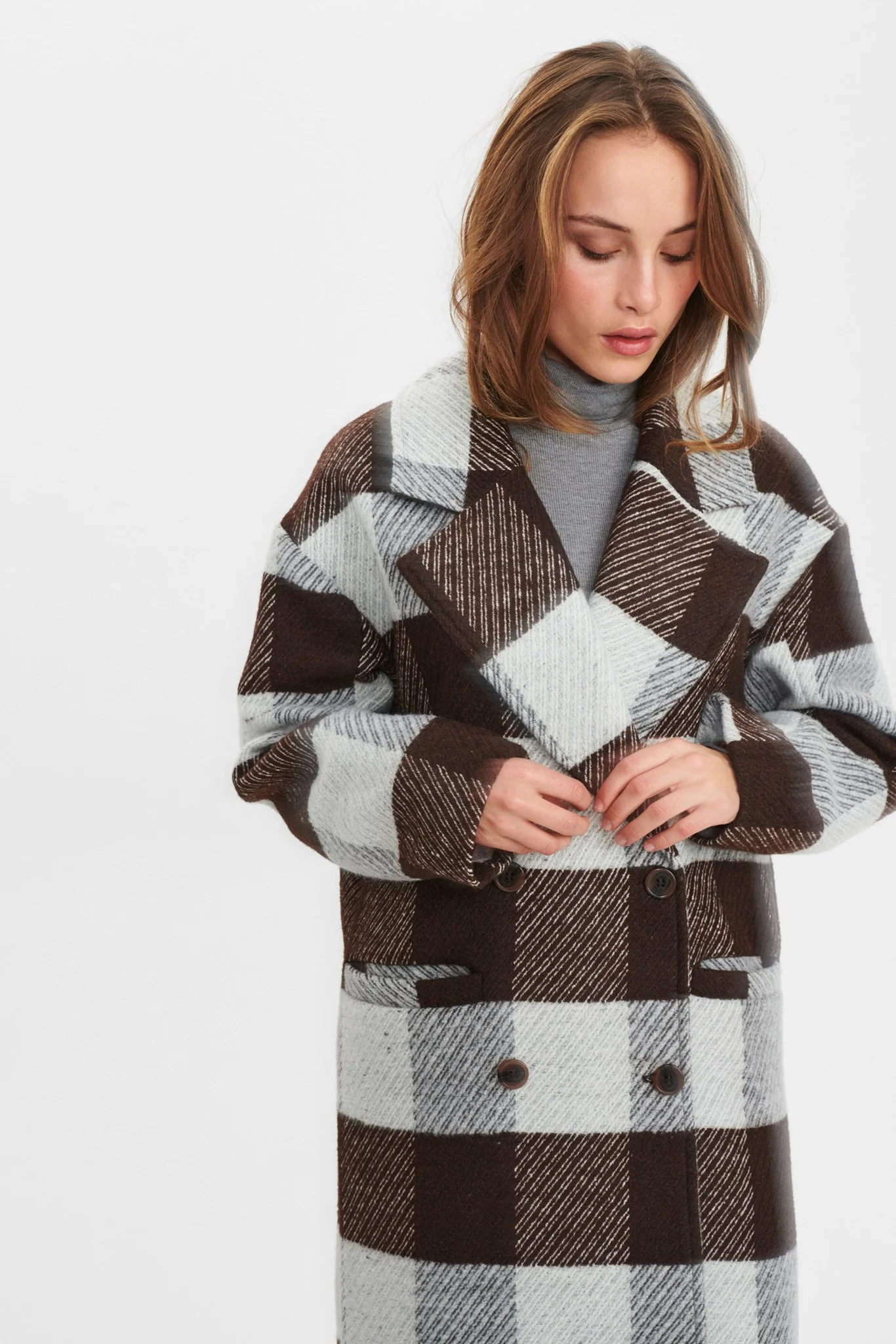 NUCLARA COAT - Chocolate Chip Melange - Image 6