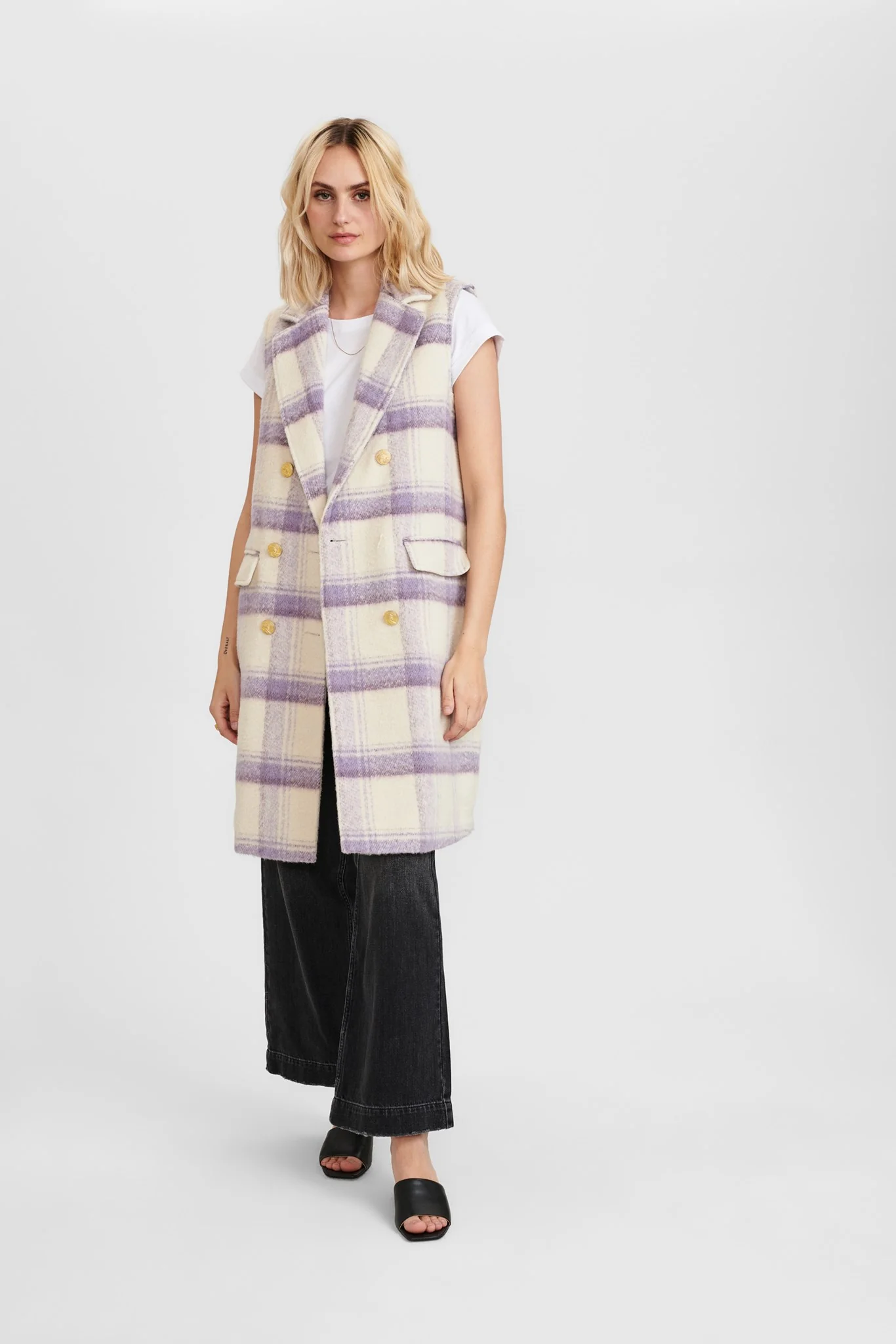 NUCLARISA WAISTCOAT - Lilac Breeze - Image 3