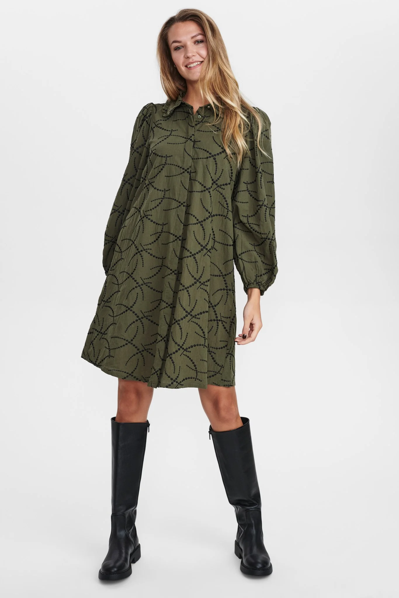 NUCLELIA DRESS - Grape leaf - Image 3