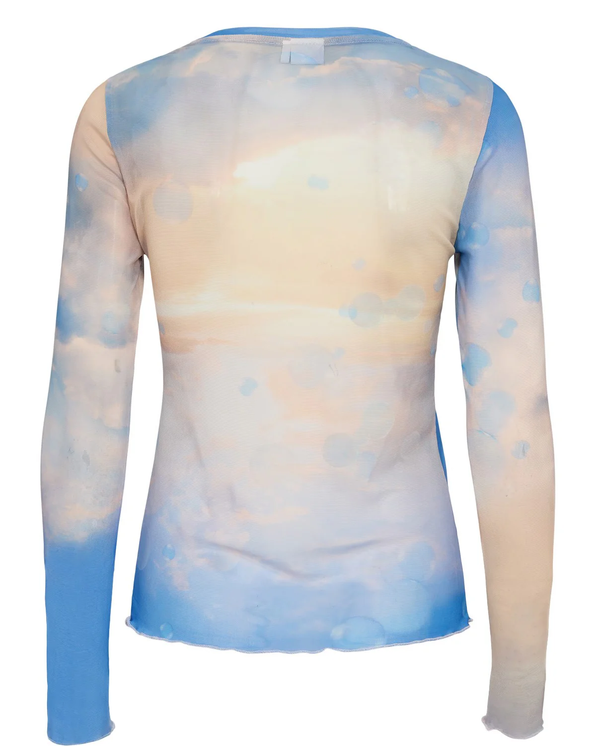 NUCLOUDYA MESH BLOUSE - Cerulean - Image 2