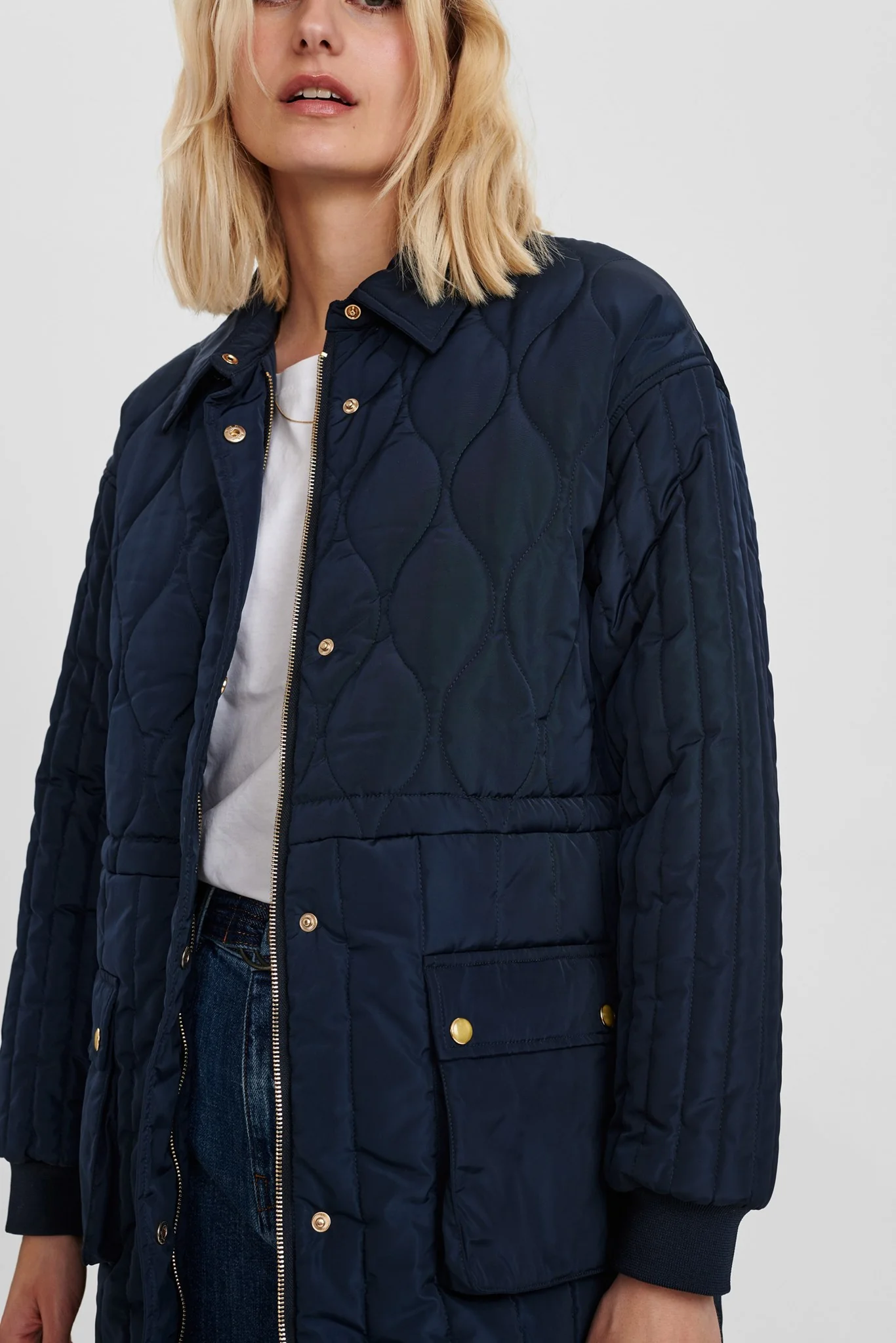 NUCOLOMBIA LONG JACKET - Dark Sapphire - Image 4