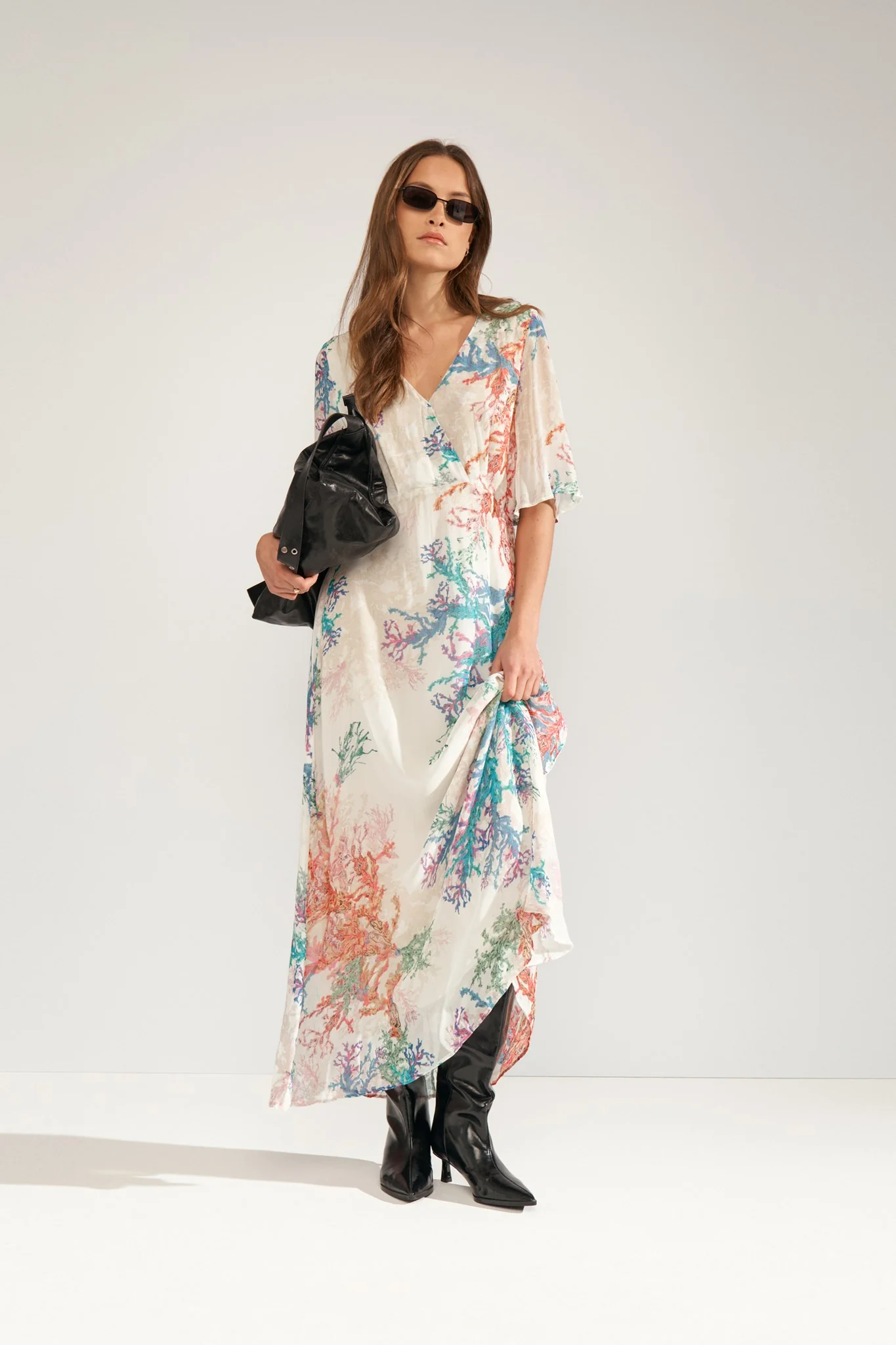 NUCORAL DRESS - Cloud Dancer - Image 3