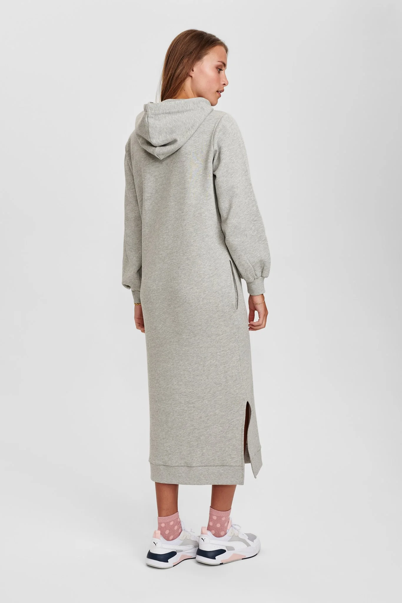 NUCORSICA DRESS - Medium Grey mel - Image 2
