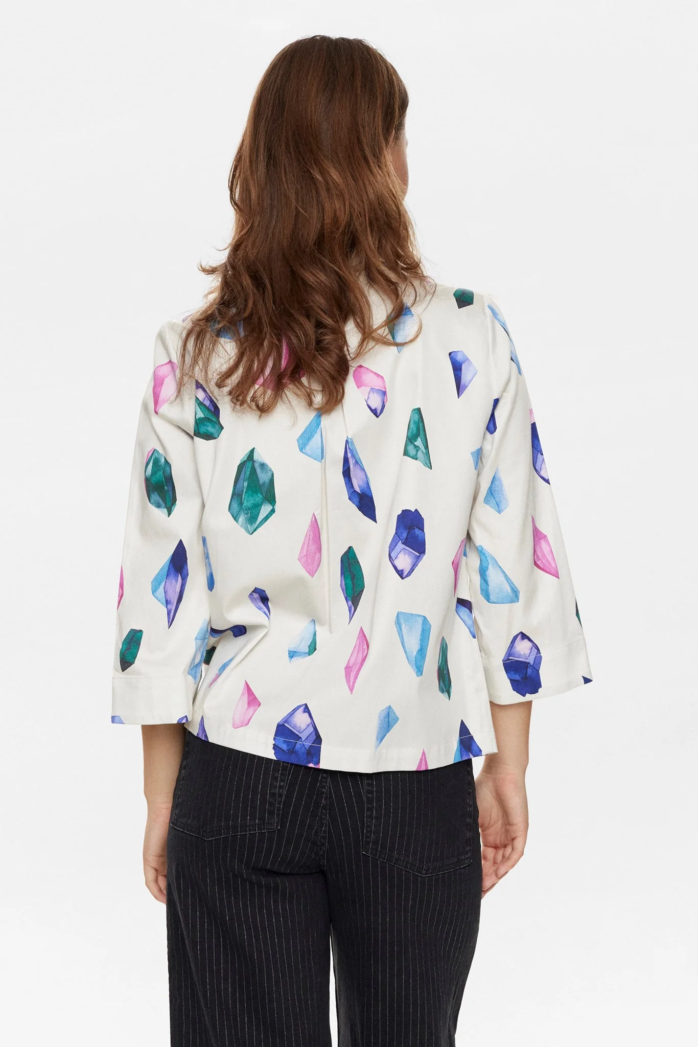 NUCRYSTAL BOW TIE SHIRT - Cloud Dancer - Image 2